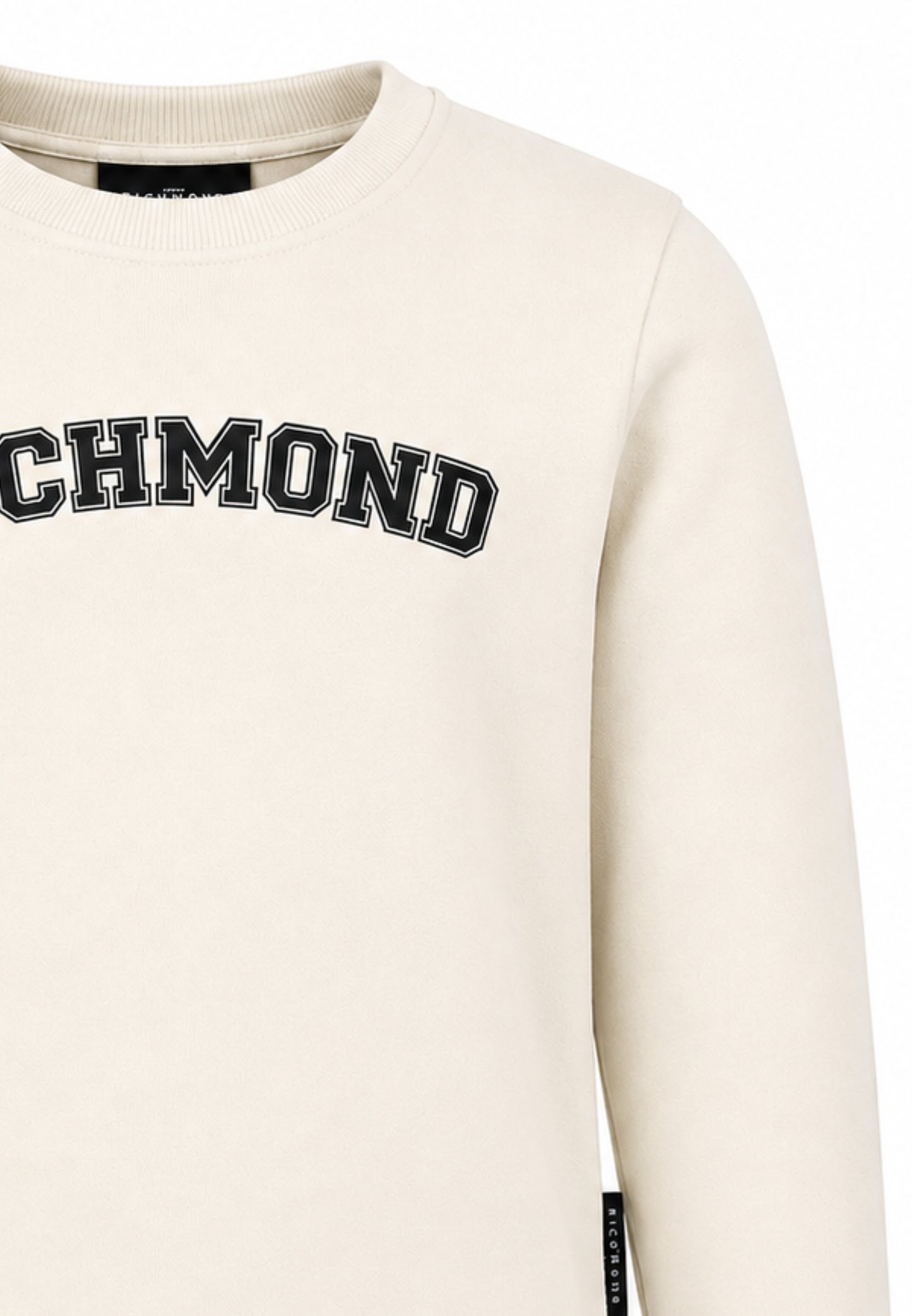 John Richmond felpa beige girocollo CON LOGO COLLEGE Bambini e ragazzi rba26175fe.beige_