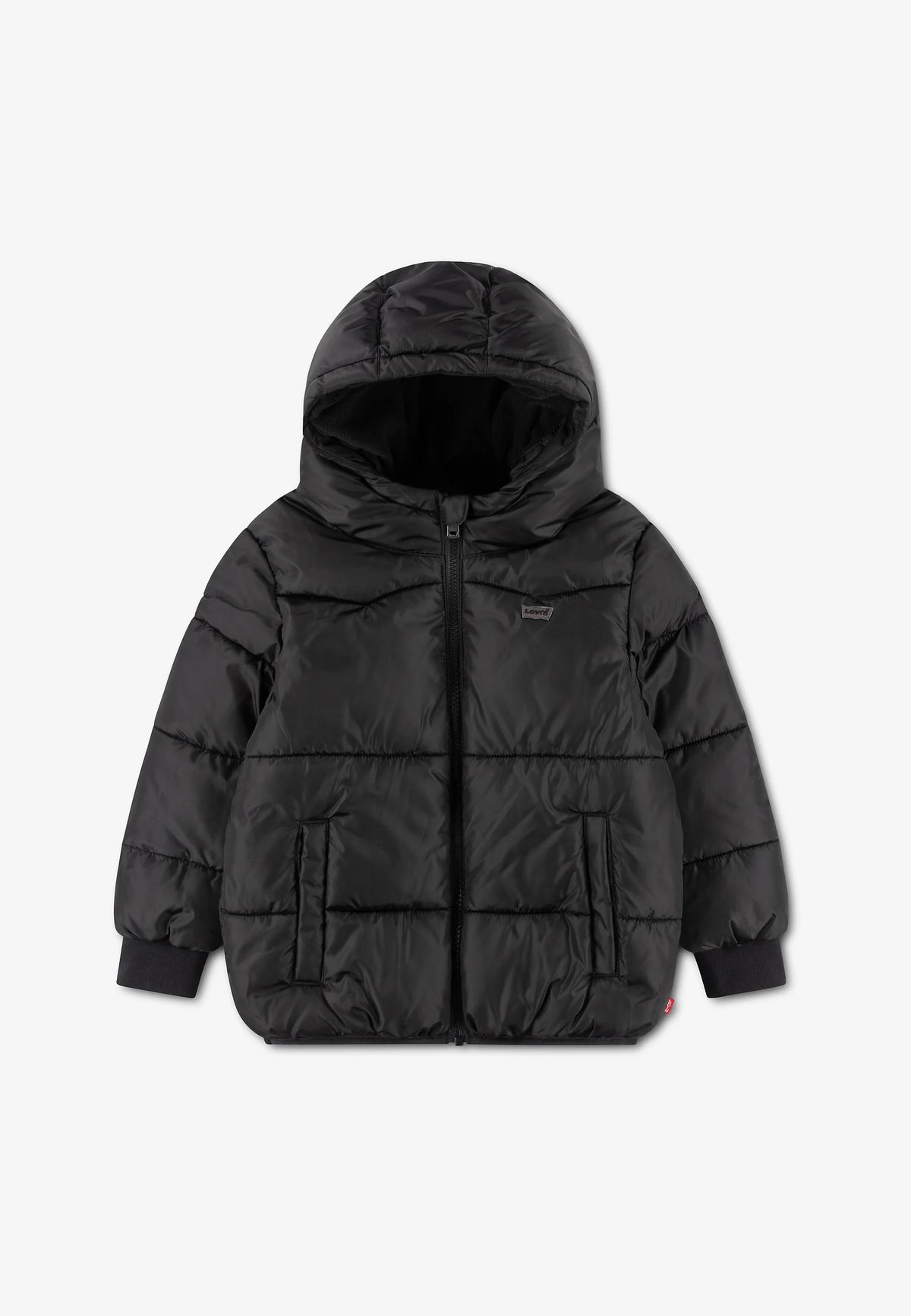 Levi's GIUBBOTTO NERO CON CAPPUCCIO LOGO PICCOLO Bambine e ragazze 9er929-g52.ne_