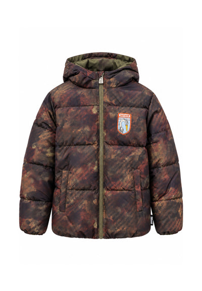JUST CAVALLI giubbotto fantasia REVERSIBILE CON CAPPUCCIO Bambini e ragazzi jba26019pi.fan_