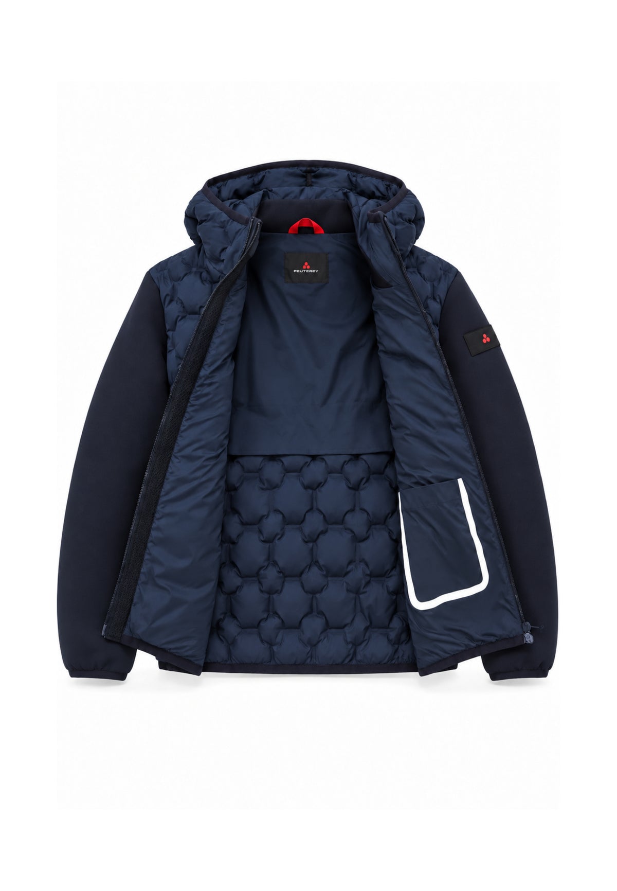 Peuterey GIUBBOTTO blu trapuntato con maniche a contrasto Bambini e ragazzi HULME SJLR BMAT KID.BLU_