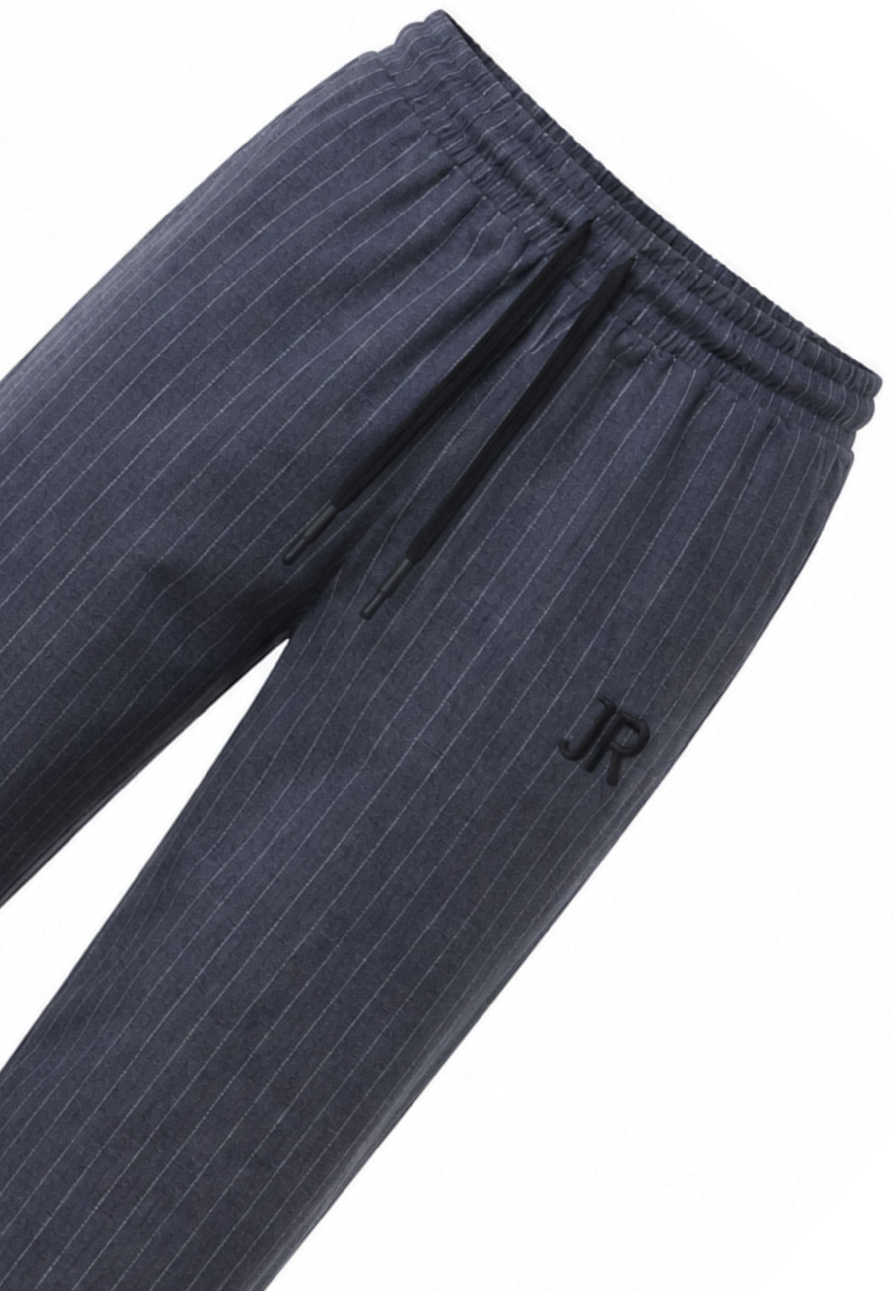 John Richmond pantalone grigio gessato con laccio in vita Bambini e ragazzi rba26155pa.grig_
