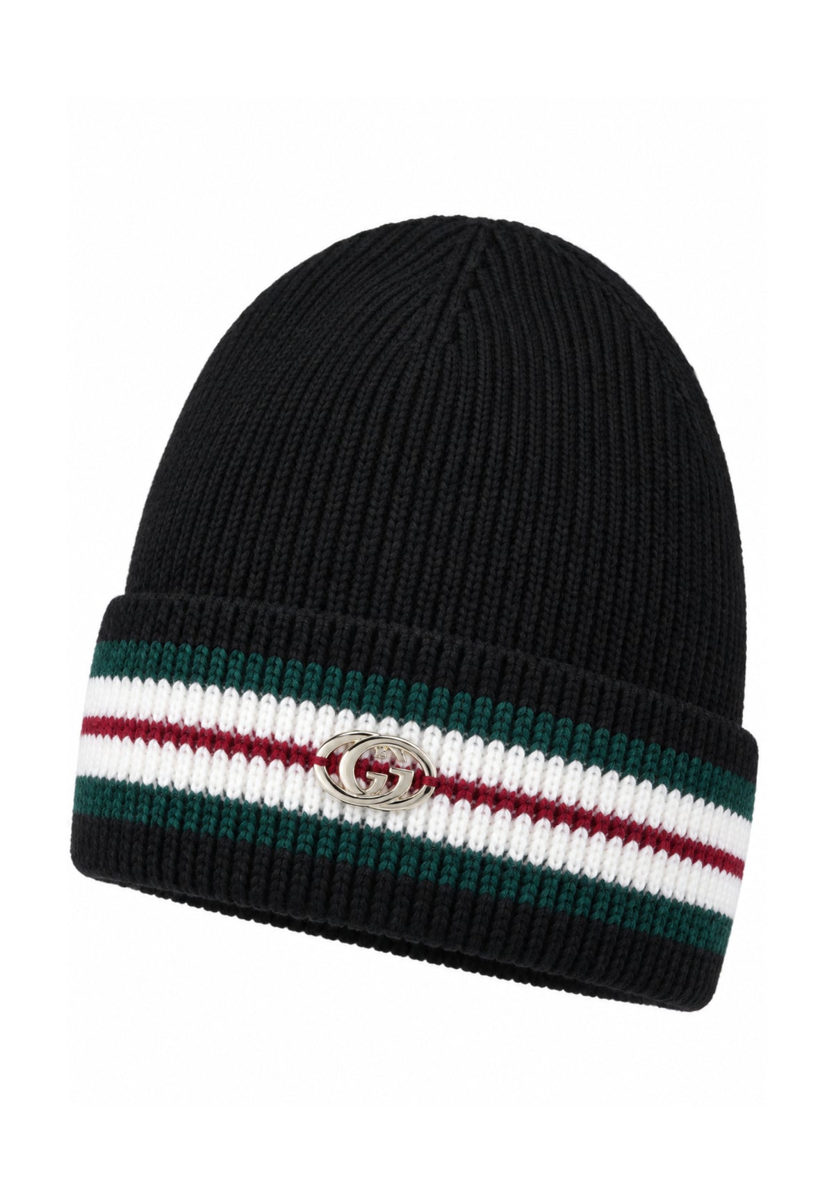 Gabriella Gucci SET CAPPELLO E SCIARPA IN MAGLIA CON STRISCE Bambine e ragazze GK306+308.NE_