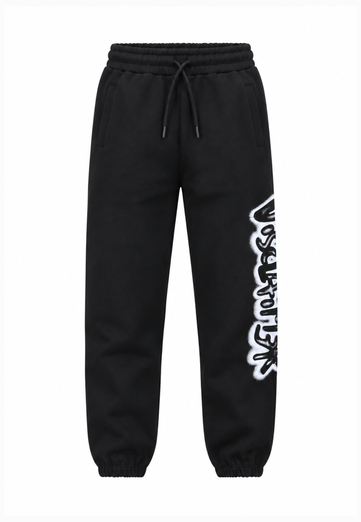 Disclaimer TUTA NERA CON LOGO GRAFFITI BIANCO Bambine e ragazze 26IDK59215.NERO_