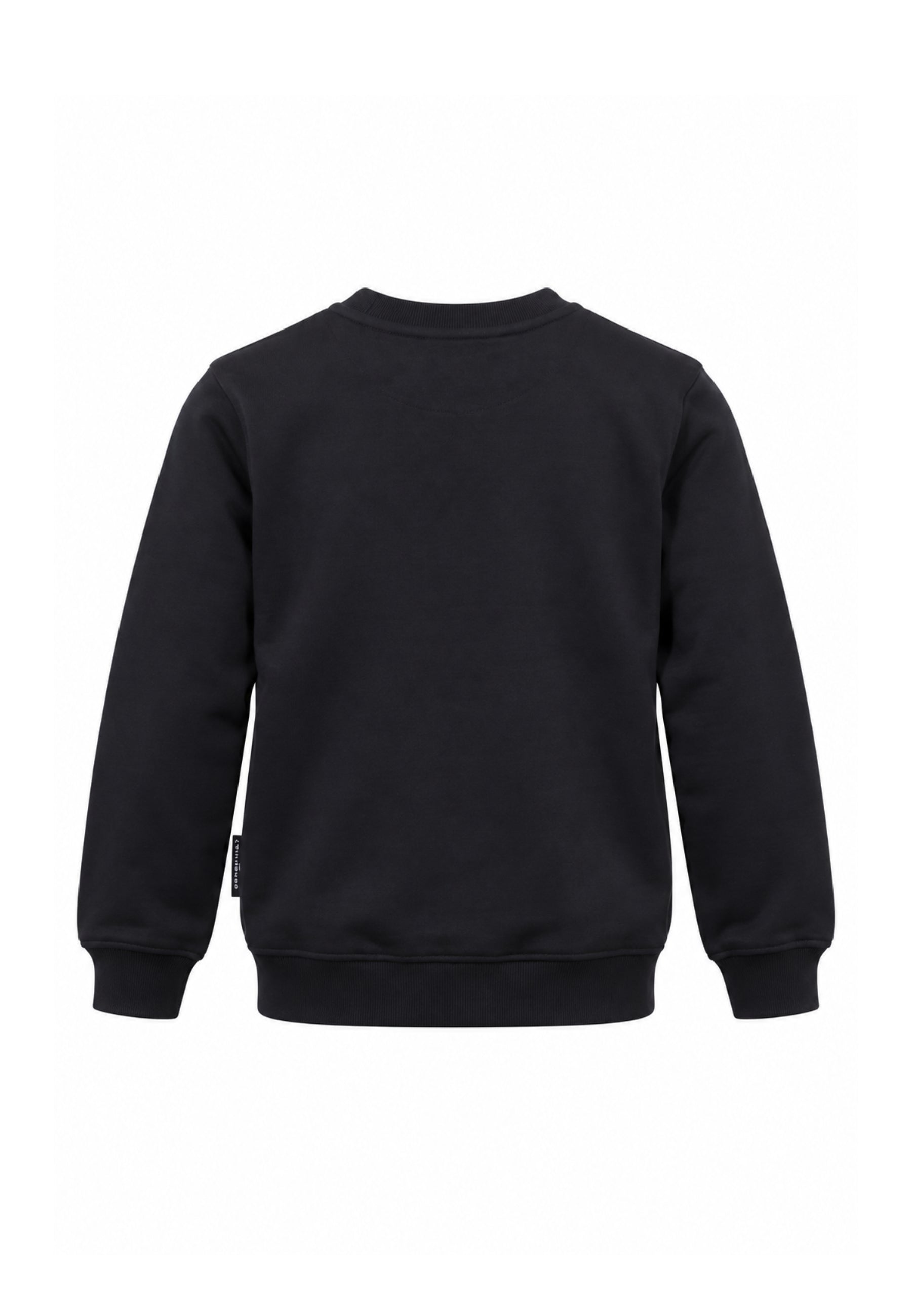 John Richmond FELPA NERA A GIROCOLLO CON MINI LOGO SUL CUORE Bambini e ragazzi rba26176fe.ne_