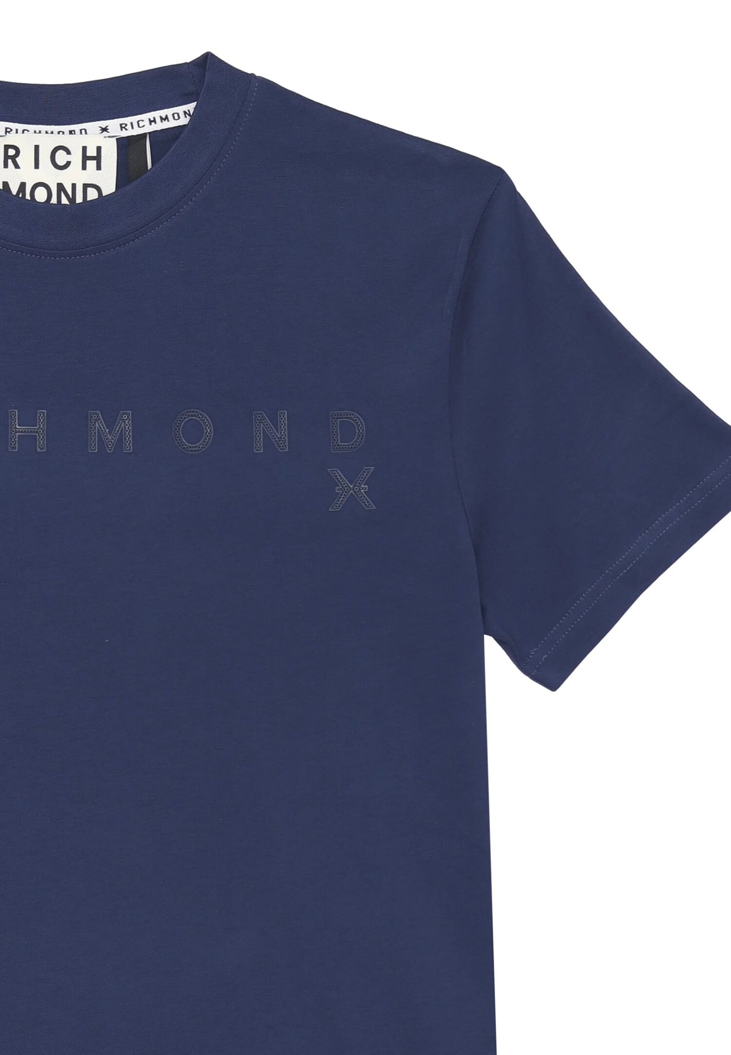 John Richmond TSHIRT BLU UOMO IN JERSEY Uomo UMA25046TS.BLU_