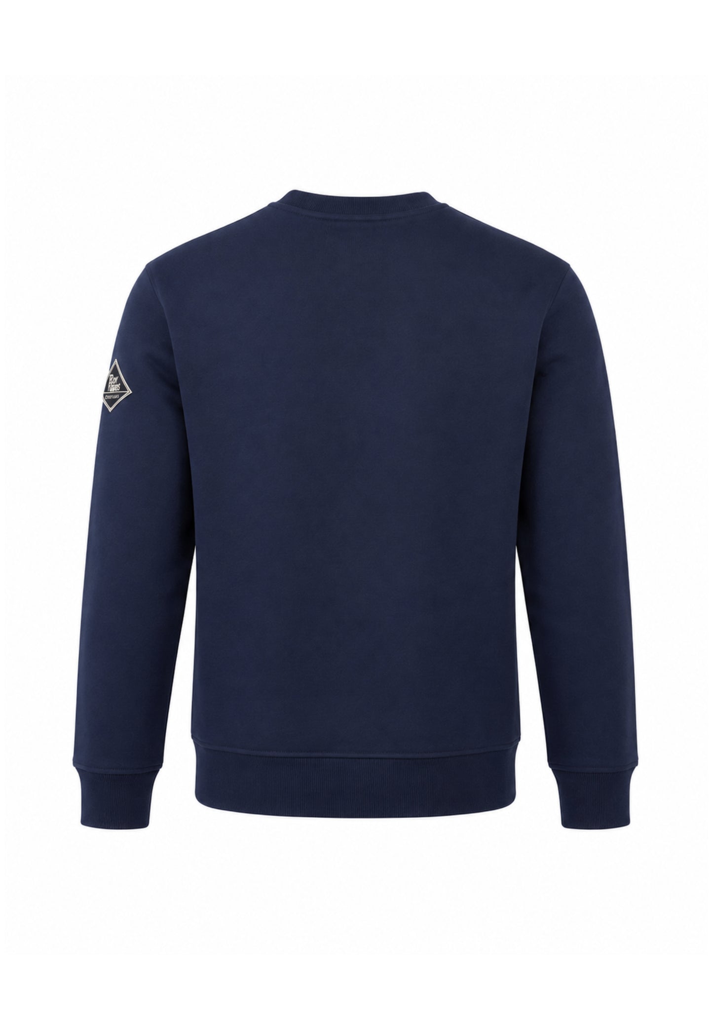 Roy Roger's felpa blu a girocollo con logo gommato piccola Bambini e ragazzi rz486/00.bluscur_