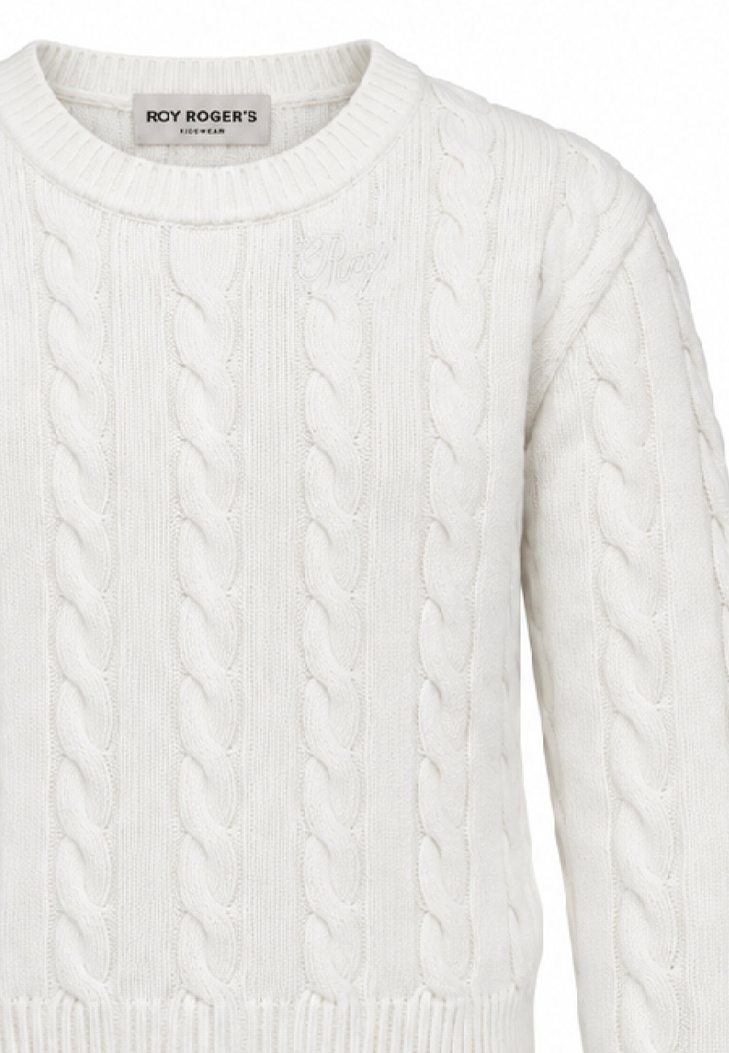Roy Roger's maglia PANNA Treccia SAGOMATA Bambine e ragazze rh152/00.panna_