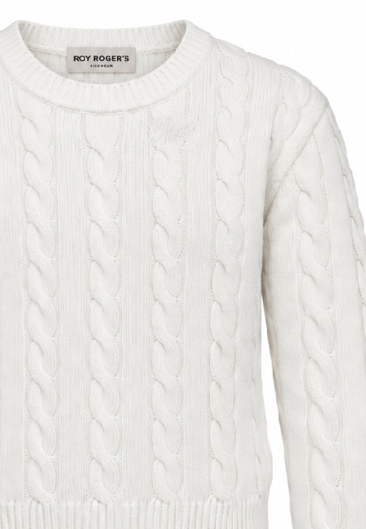 Roy Roger's maglia PANNA Treccia SAGOMATA Bambine e ragazze rh152/00.panna_
