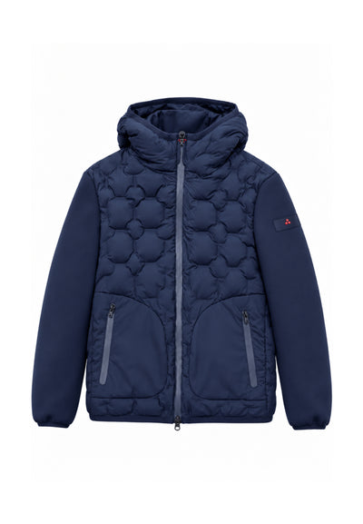 Peuterey GIUBBOTTO blu trapuntato con maniche a contrasto Bambini e ragazzi HULME SJLR BMAT KID.BLU_