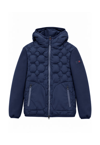 Peuterey GIUBBOTTO blu trapuntato con maniche a contrasto Bambini e ragazzi HULME SJLR BMAT KID.BLU_