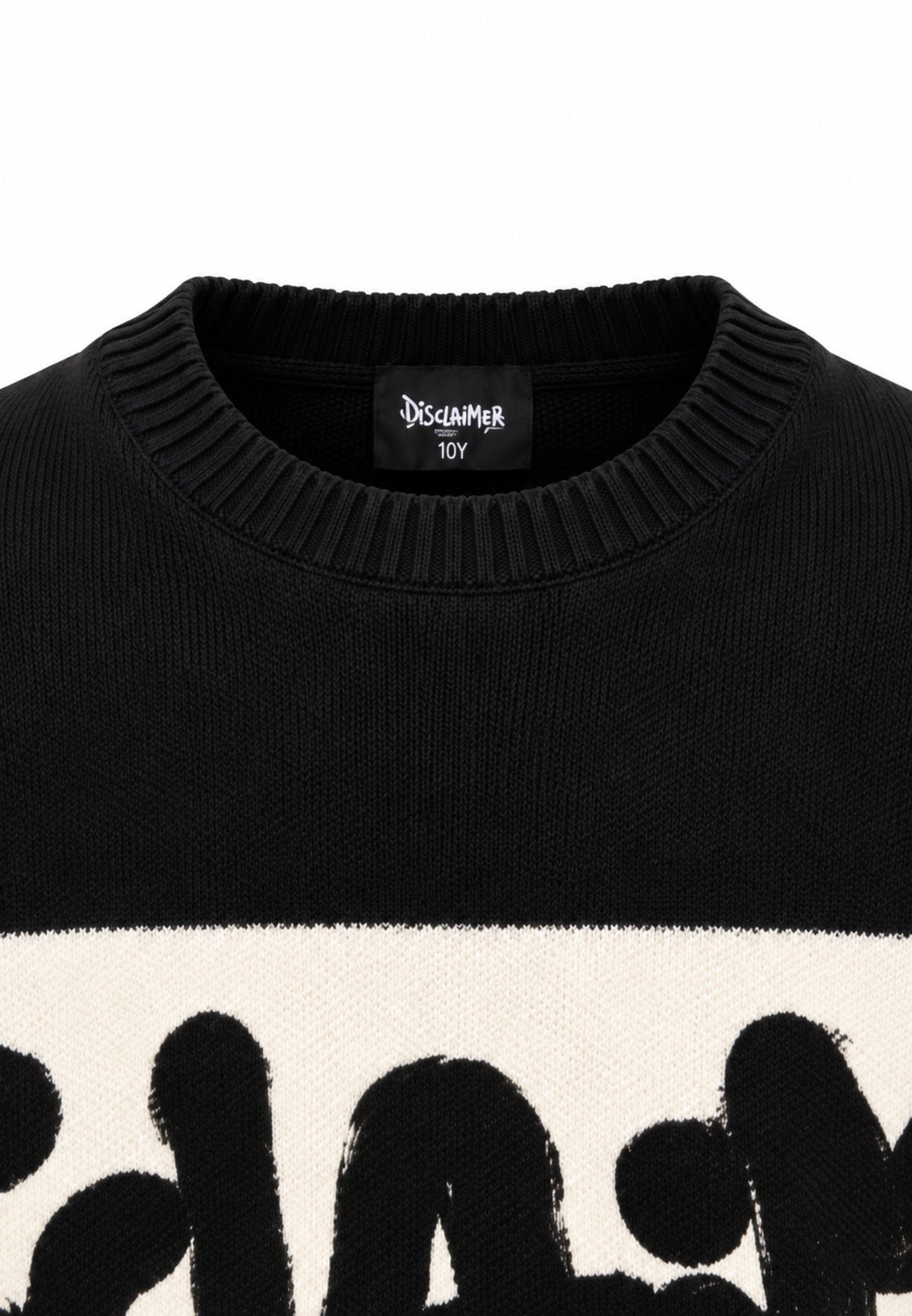 Disclaimer MAGLIONE NERO CON BANDA CENTRALE Bambini e ragazzi 26IDK59120.NE_