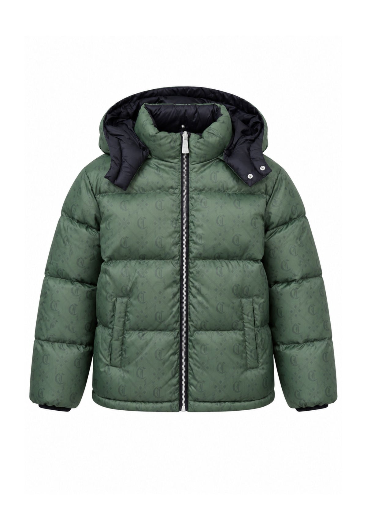 JUST CAVALLI giubbotto nero reversibile CON LOGO PATCH Bambini e ragazzi jba26011pi.ne_