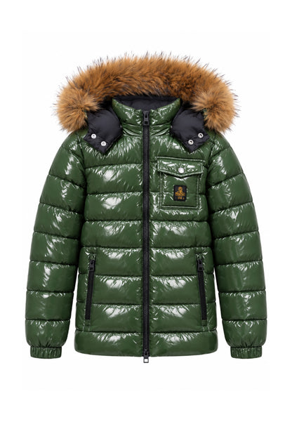 REFRIGIWEAR GIUBBOTTO LUCIDO CON PELLICCIA Bambini e ragazzi R2157CW26_