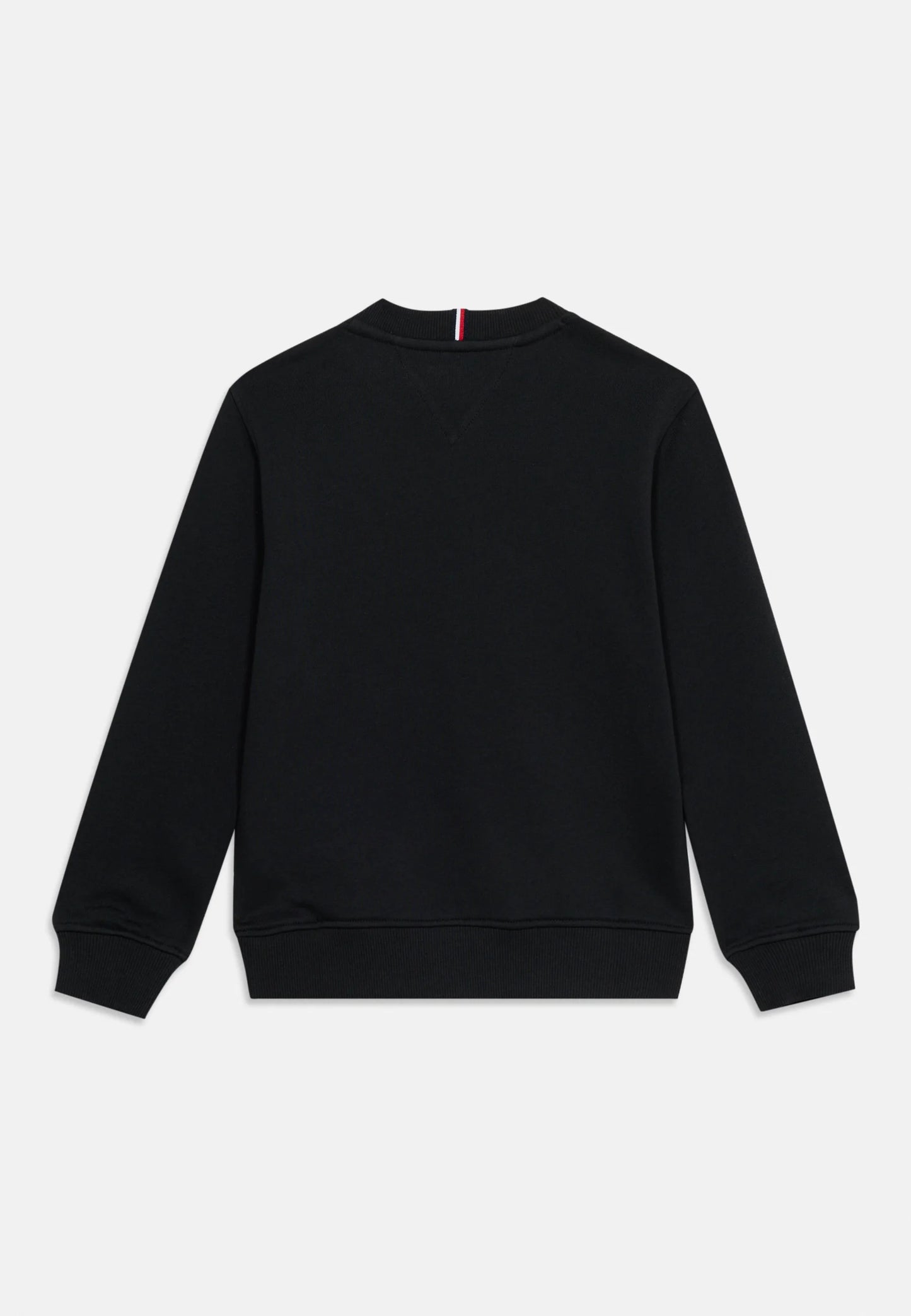 TOMMY HILFIGER felpa blu ragazzo girocollo logo grande a bandiera Bambini e ragazzi KS0KS00709C1G_