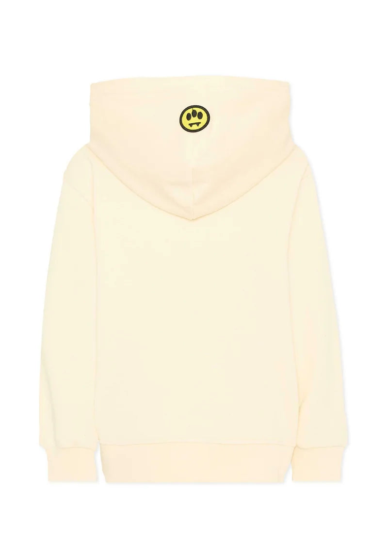 BARROW FELPA PANNA CON CAPPUCCIO E TEDDY GTANDE CENTRALE Bambini e ragazzi F6BKJUHS031.PANNA_