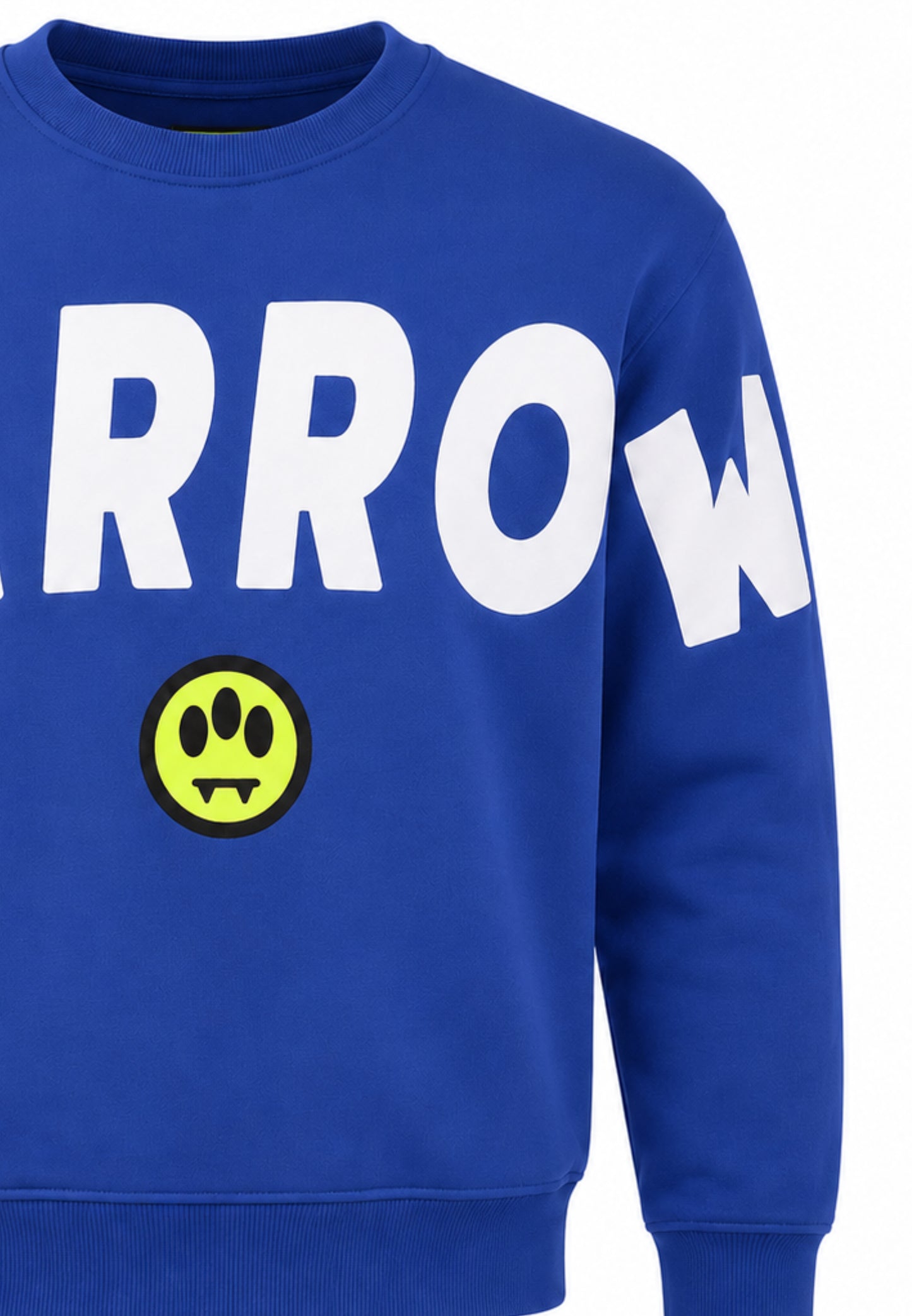 BARROW FELPA ROYAL GIROCOLLO CON MAXI SCRITTA Bambini e ragazzi F6BKJUSW016.ROYAL_