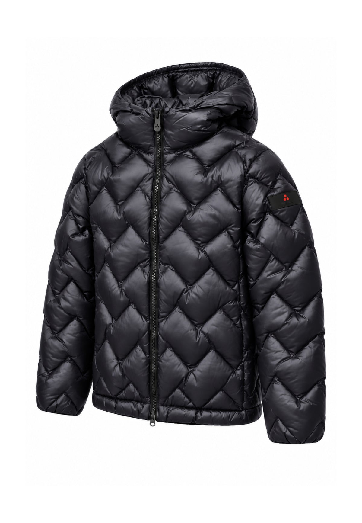 Peuterey GIUBBOTTO NERO TRAPUNTATO A ZIGZAG Bambini e ragazzi HONOVA LKS GRS 01 KID.NE_