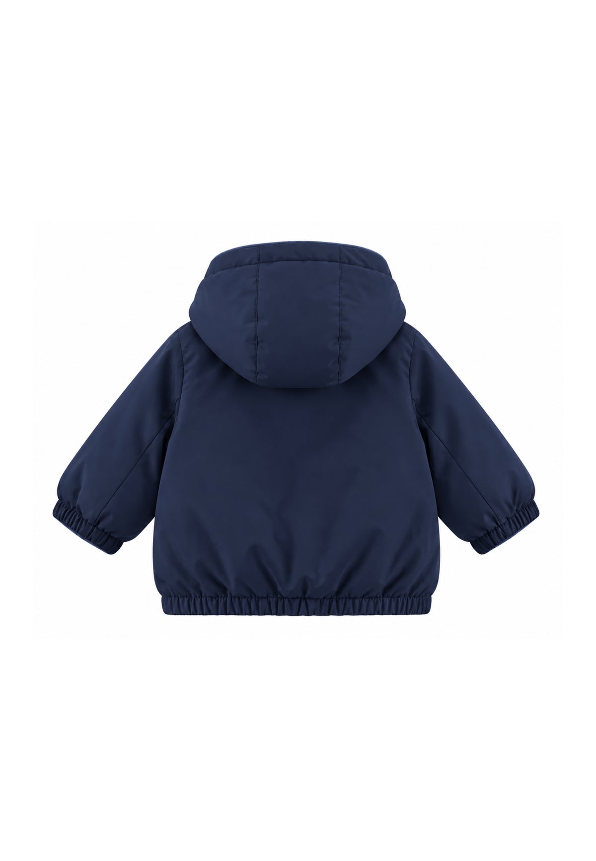 Kway giubbotto blu con cappuccio bambino e neonato