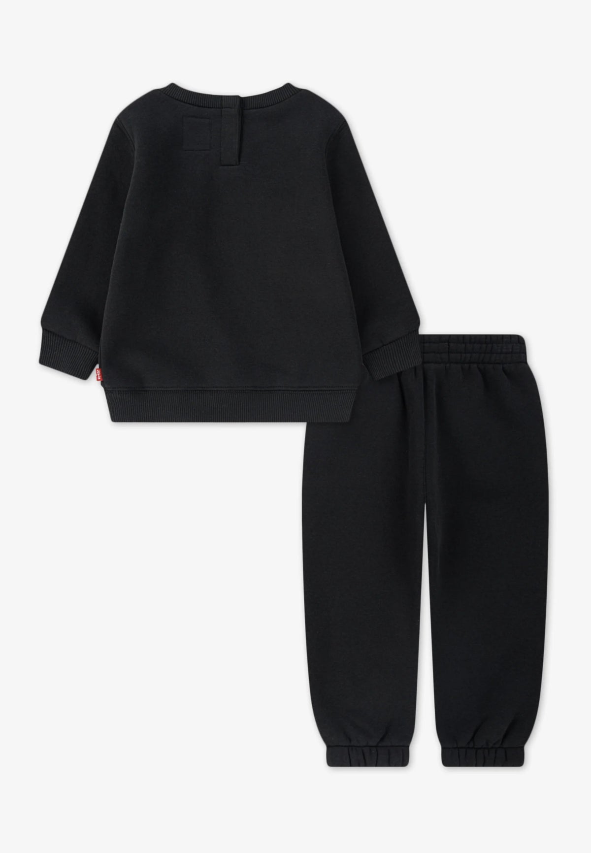 Levi's TUTA NERA GIROCOLLO IN FELPA CALDA FELPATA Bambini e ragazzi 9EP012-G52.NE_