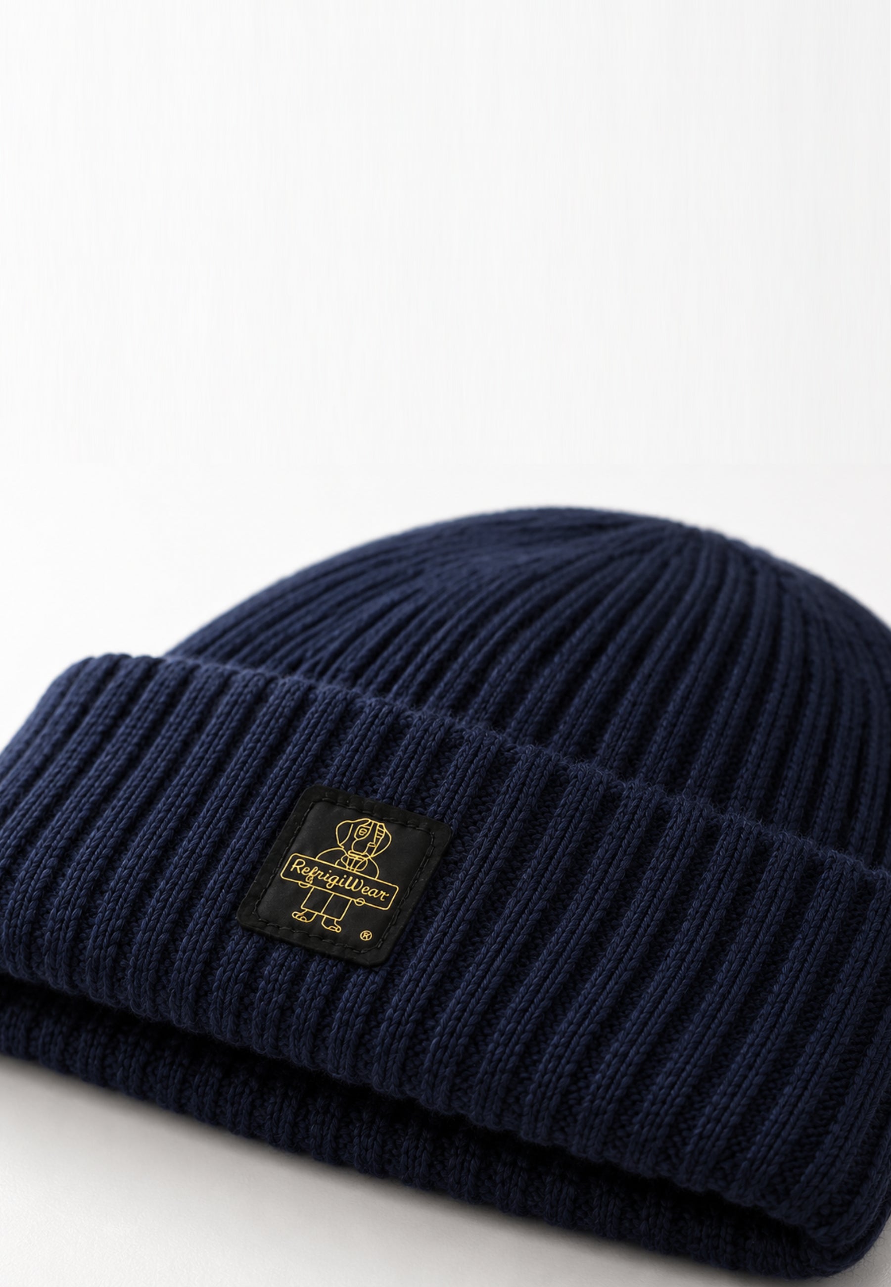 REFRIGIWEAR CAPPELLO BLU IN LANA CON LOGO Uomo colorado hat.blu_