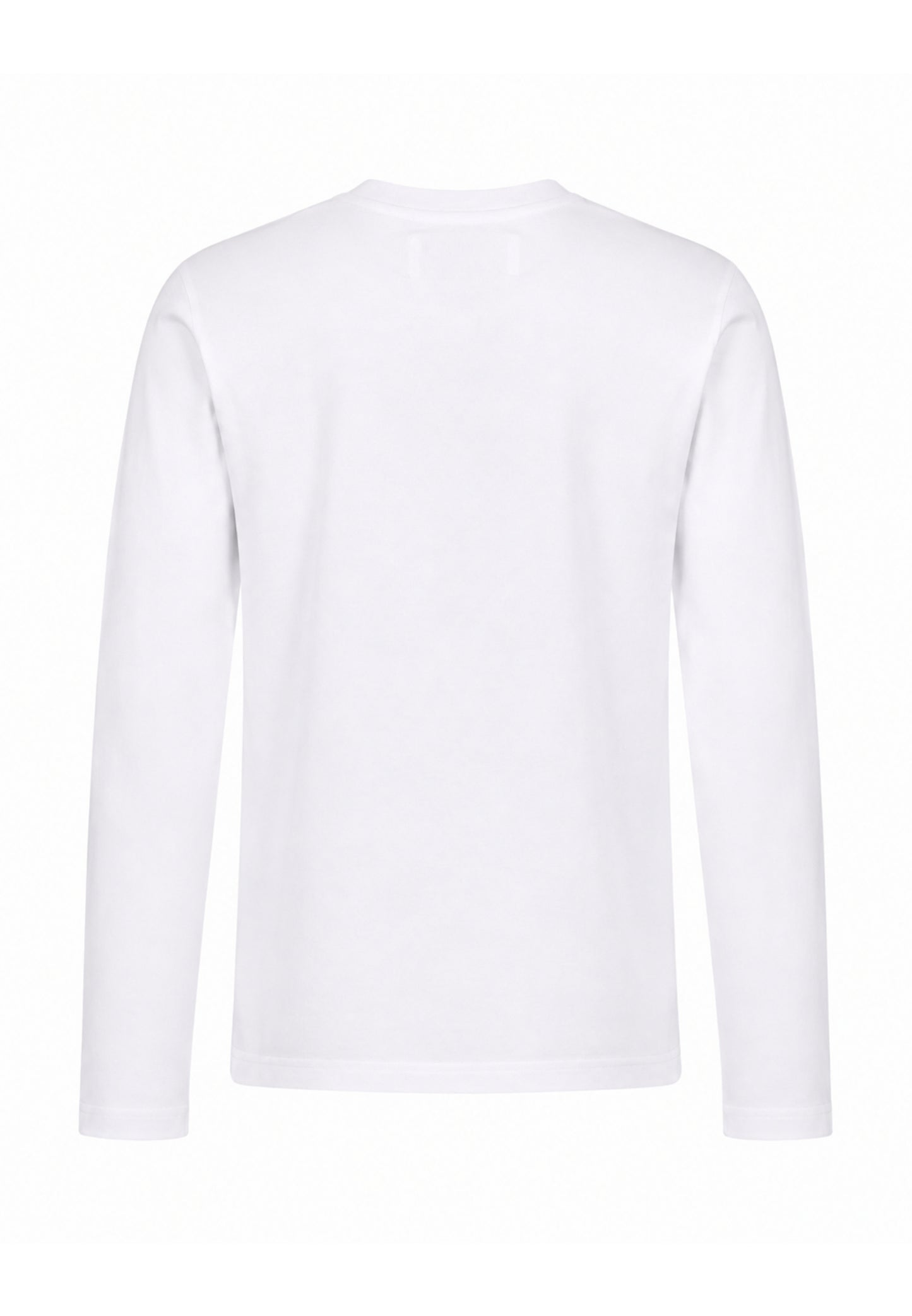 Roy Roger's tshirt BIANCA A MANICHE LUNGHE CON TASCHINO Bambini e ragazzi rz488/00.bia_