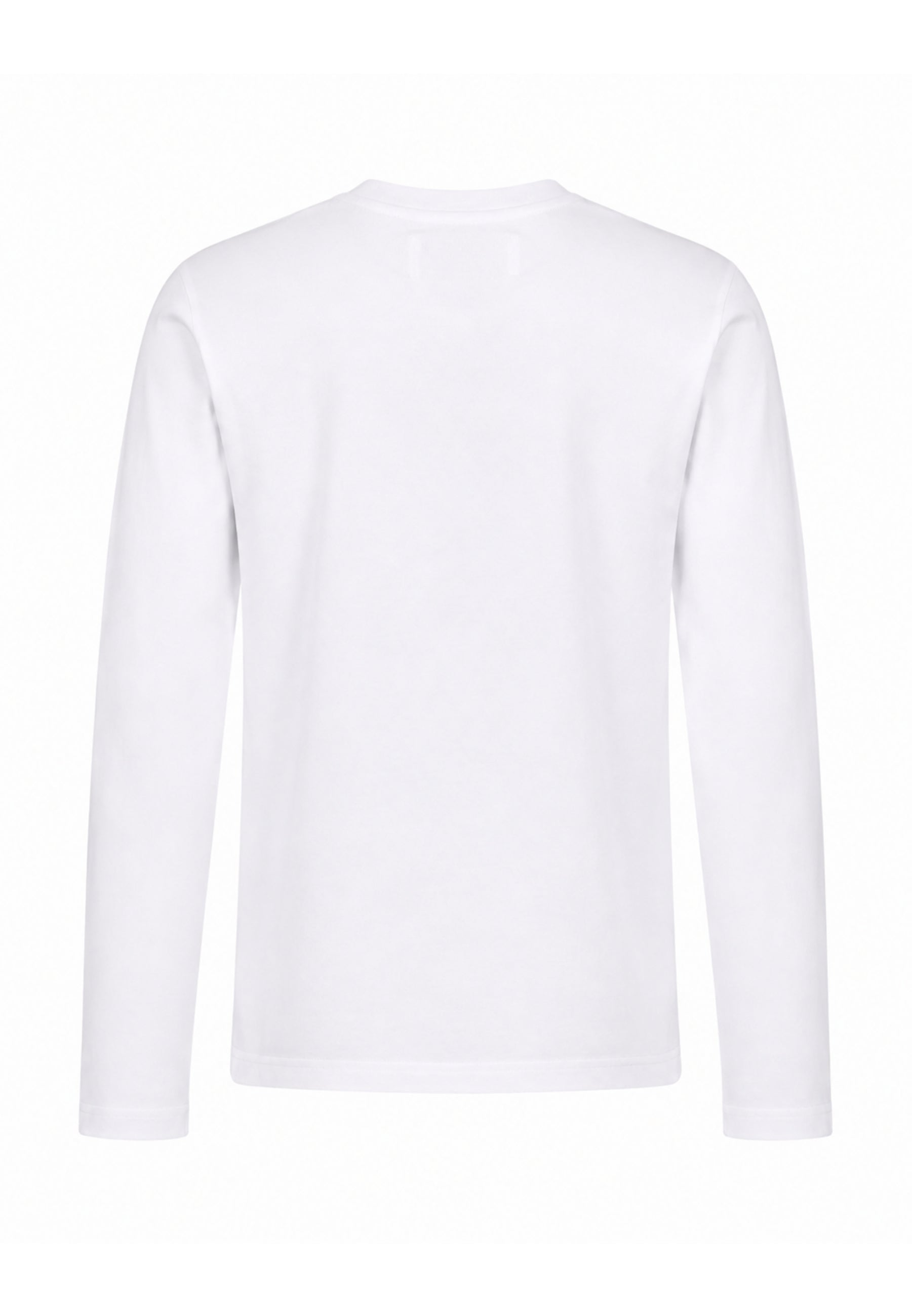 Roy Roger's tshirt BIANCA A MANICHE LUNGHE CON TASCHINO Bambini e ragazzi rz488/00.bia_