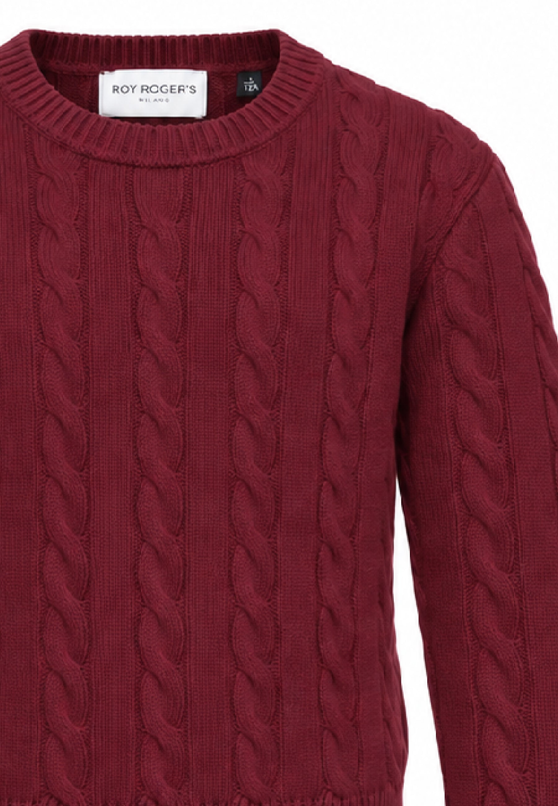 Roy Roger's maglia BORDEAUX Treccia SAGOMATA Bambine e ragazze rh152/00.bordeaux_