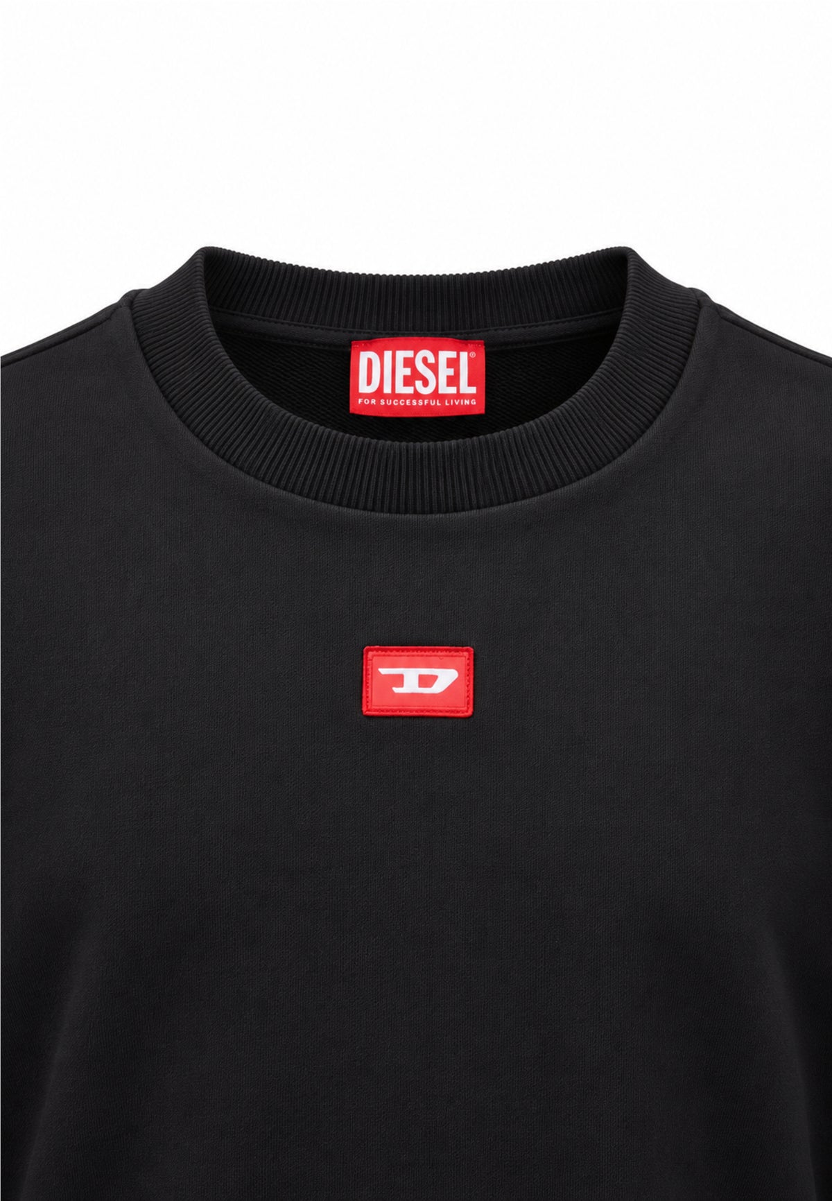 Diesel FELPA NERA GIROCOLLO OVERSIZE Bambini e ragazzi SXGINOVER.NE_