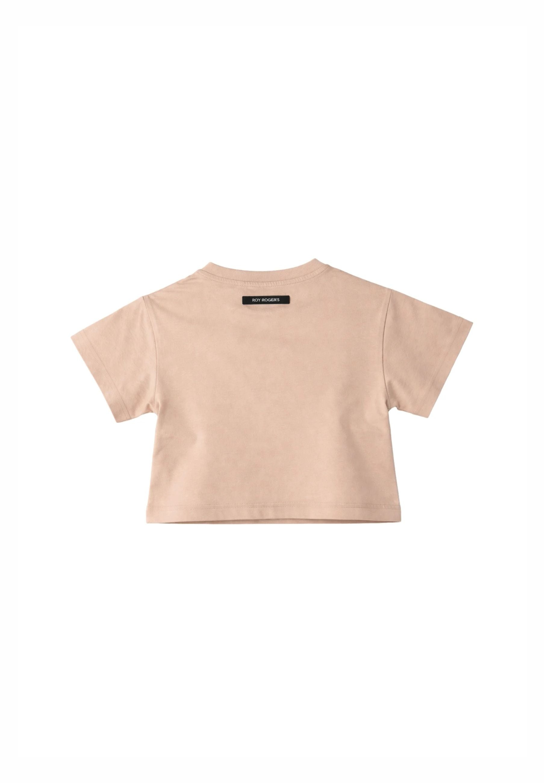 Roy Roger's Tshirt ROSA bambina modello crop Bambine e ragazze RG176.ROSA_