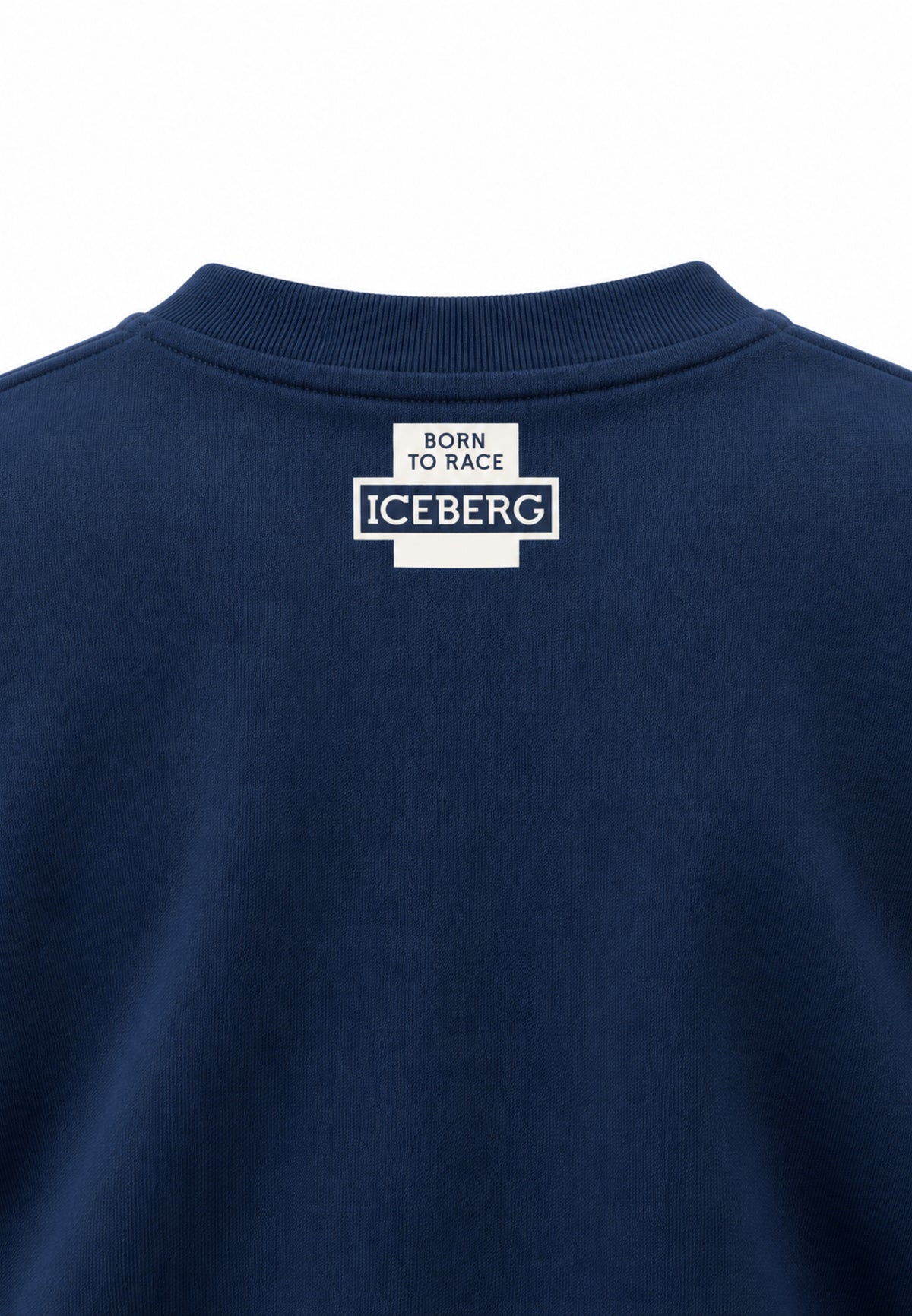 ICEBERGS FELPA BLU LOGO COLLEGE Bambini e ragazzi MFICE7318J.BLU_