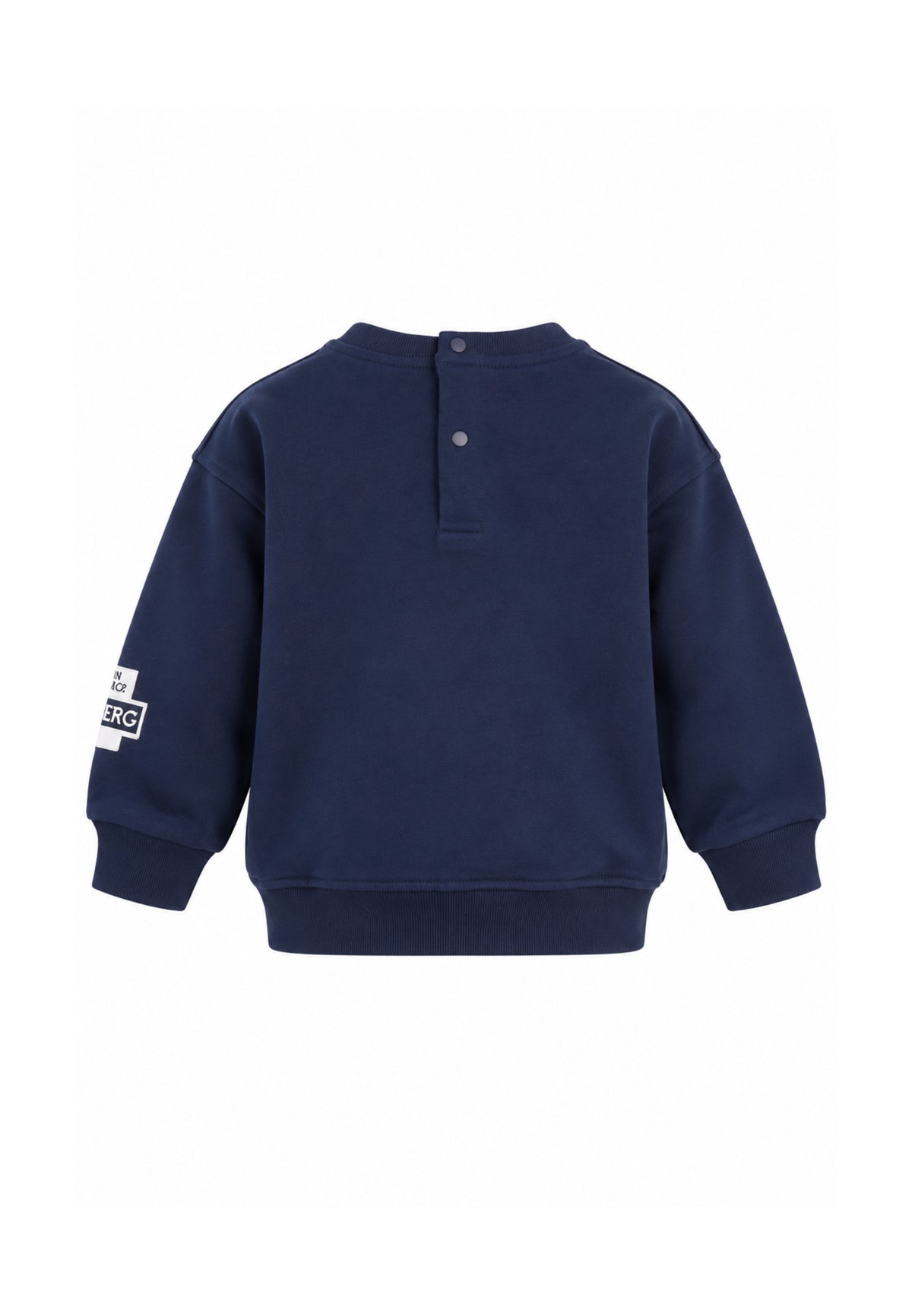 ICEBERGS FELPA BLU CON LOGO CENTRALE Bambini e ragazzi MFICE7330B.BLU_