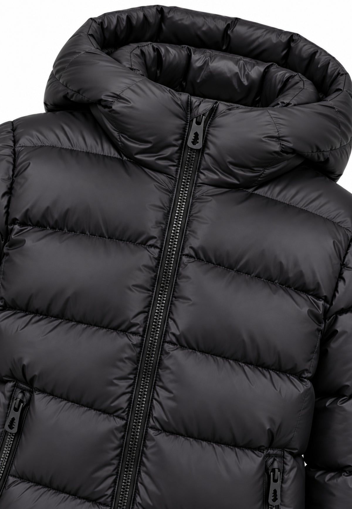 Refrigue giubbotto NERO bomber con cappuccio Bambine e ragazze 2841o00066.ne_