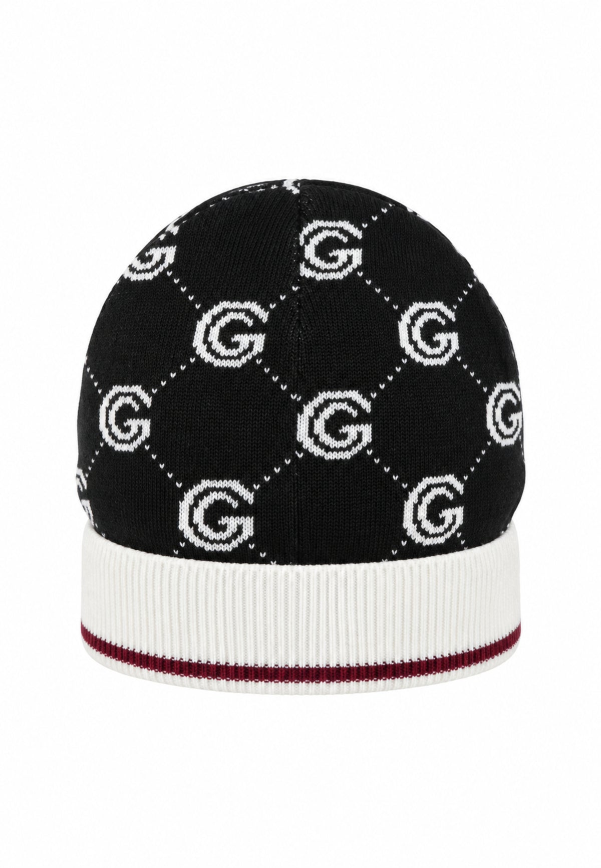 Gabriella Gucci CAPPELLO IN MAGLIA CON LOGO ALL OVER Bambine e ragazze GK341.NE_