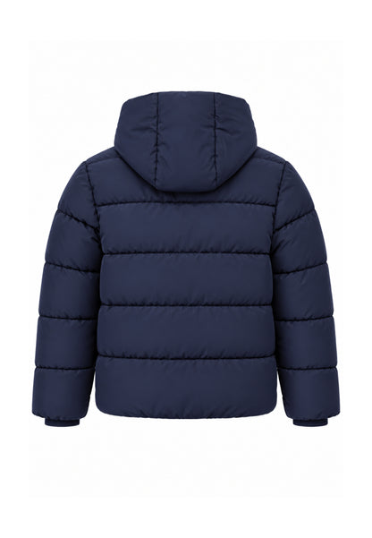 Roy Roger's GIUBBOTTO BLU CON CAPPUCCIO E LOGO BRACCIO Bambini e ragazzi RX402/00.BLU_
