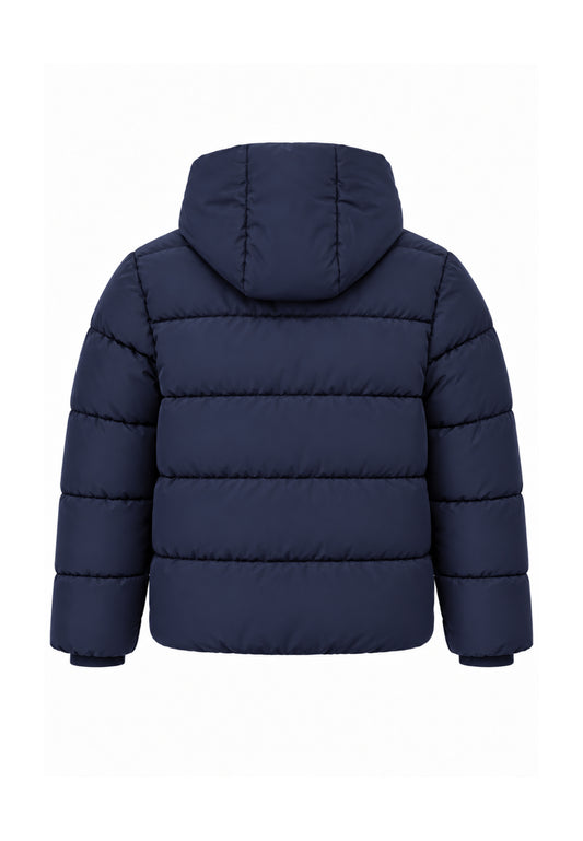 Roy Roger's GIUBBOTTO BLU CON CAPPUCCIO E LOGO BRACCIO Bambini e ragazzi RX402/00.BLU_