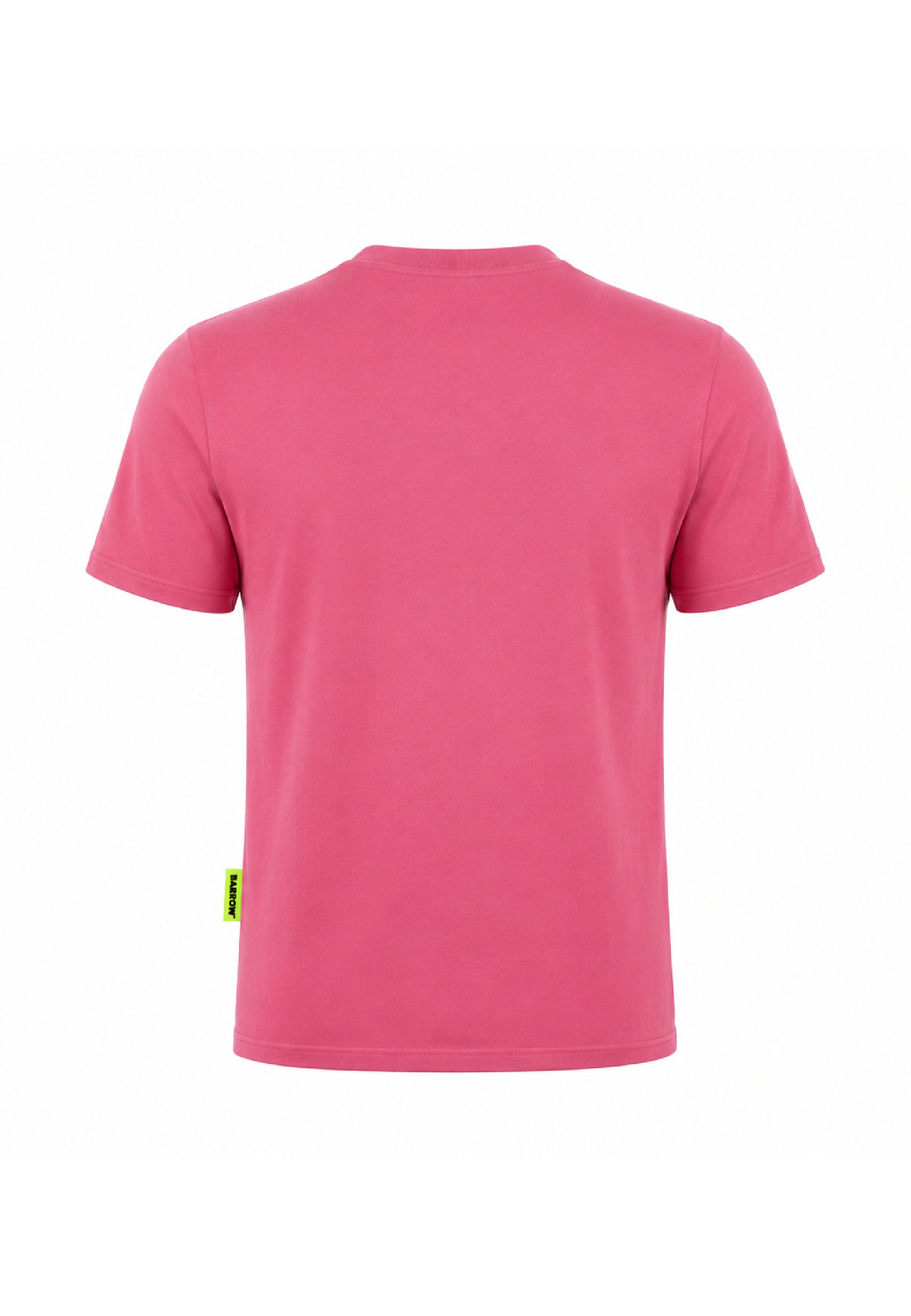 BARROW T SHIRT ROSA A MEZZE MANICHE CON STAMPA ORSO Bambini e ragazzi F6BKJUTH027.ROSA_