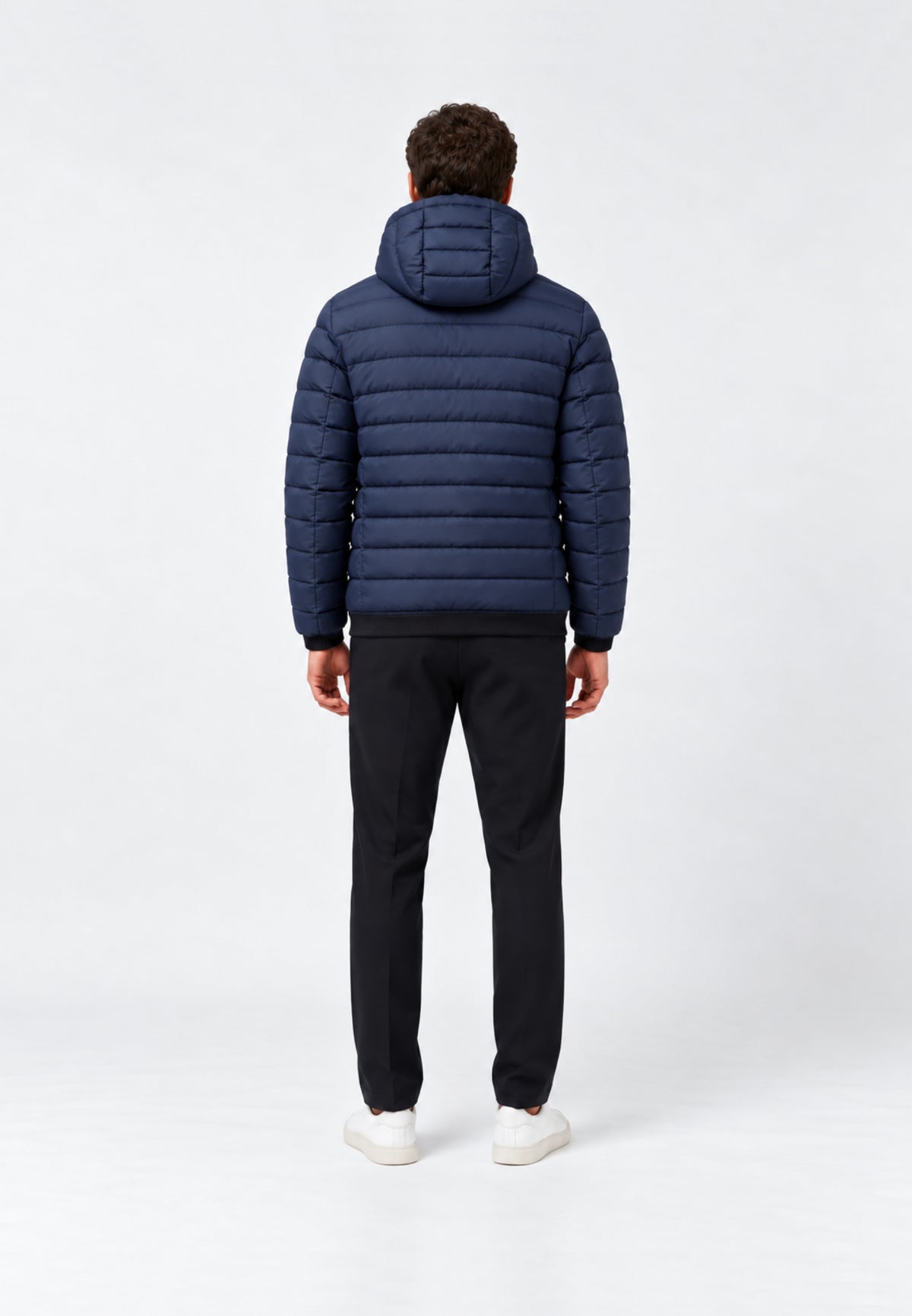 REFRIGIWEAR GIUBBOTTO BLU TRAPUNTATO CON CAPPUCCIO Uomo JOSH JACKET.BLU_