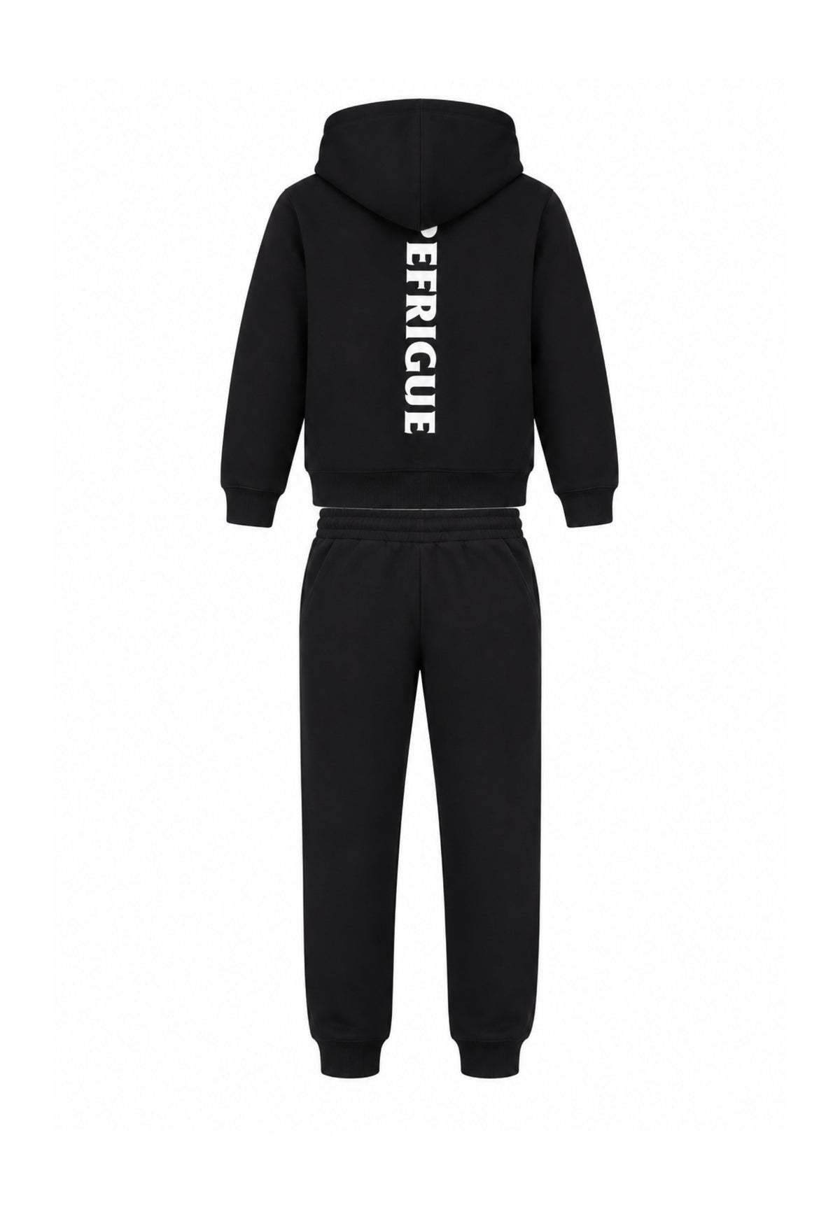 Refrigue FELPA NERA CON ZIP E CAPPUCCIO Bambini e ragazzi 2831T00076.NE_