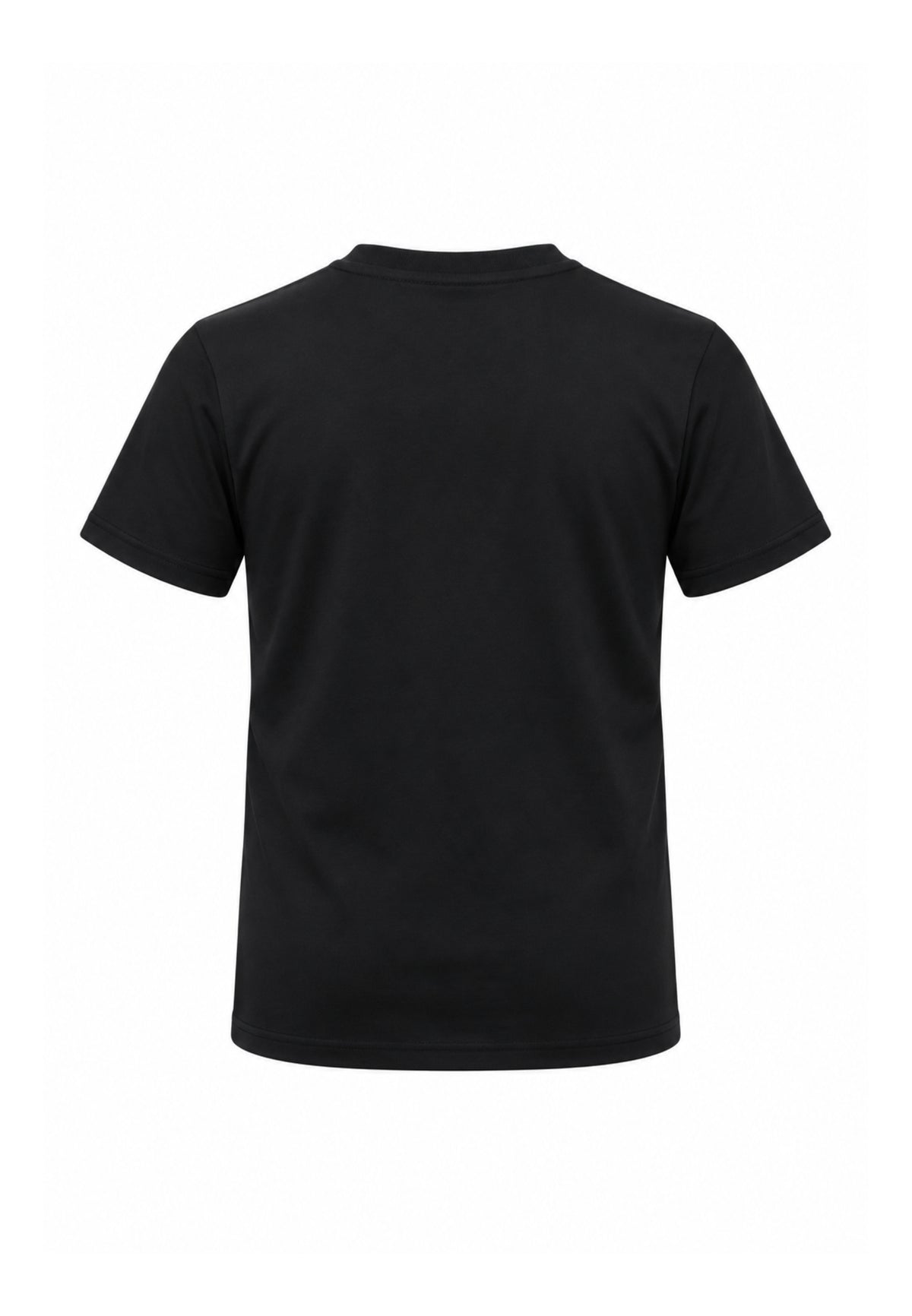 John Richmond T SHIRT NERA A MEZZE MANICHE CON MINI LOGO Uomo UMA26291TS.NE_