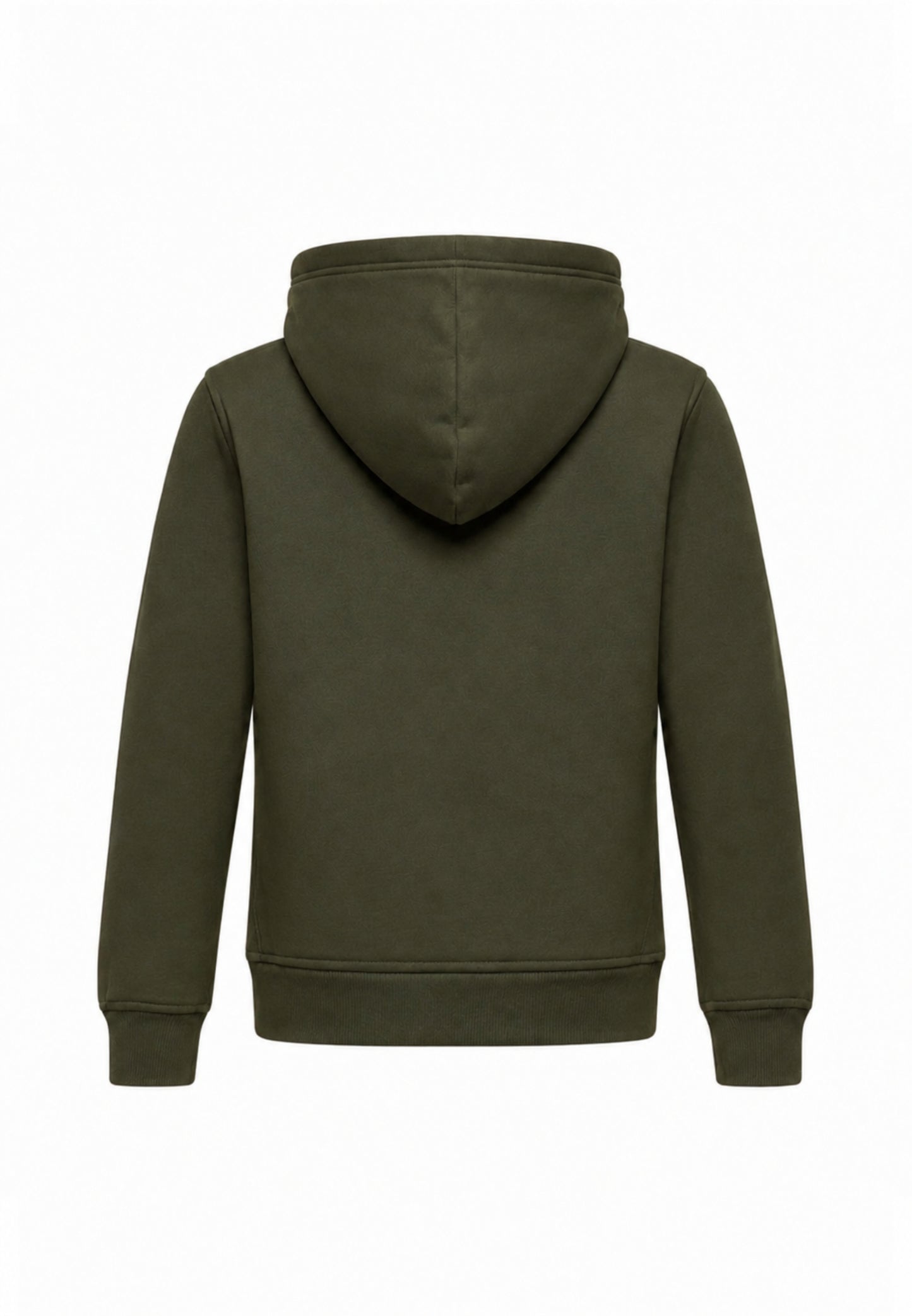 John Richmond Tuta verde militare con cappuccio e logo gommato Bambini e ragazzi rba26007cf.ver_