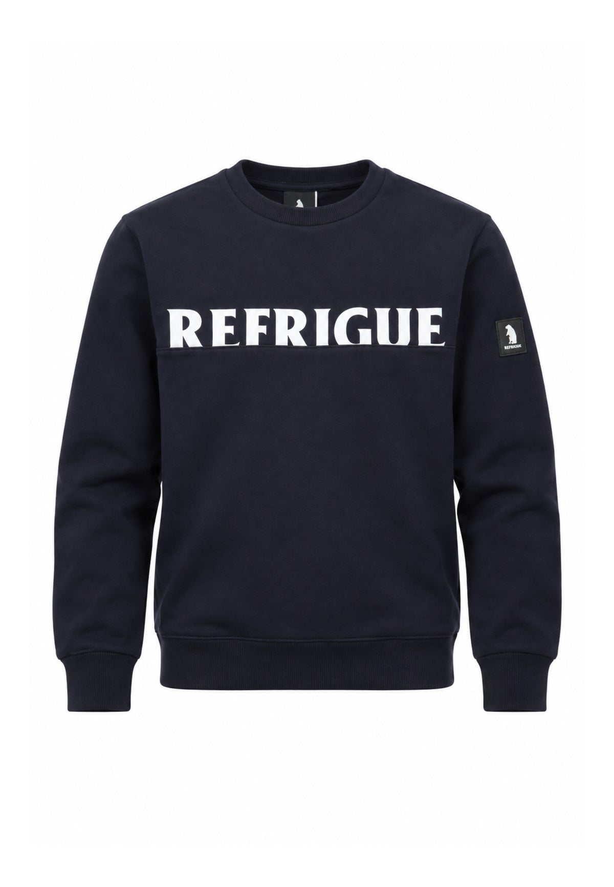 Refrigue TUTA BLU GIROCOLLO CON MAXI LOGO Bambini e ragazzi 2831T00075.BLU_