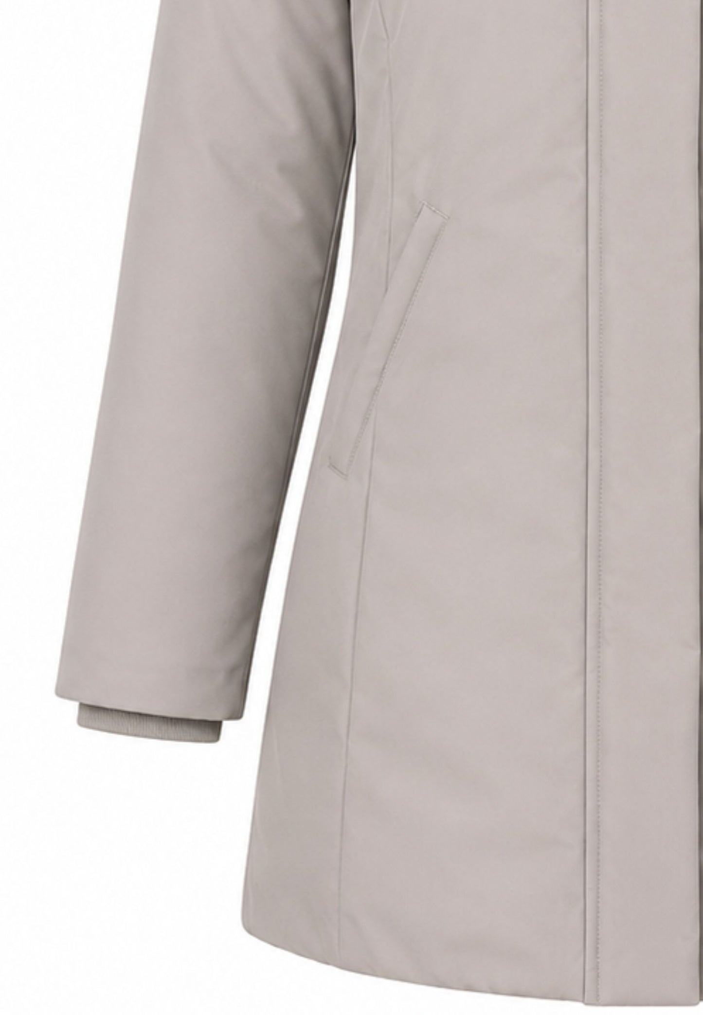 Bomboogie GIUBBOTTO BEIGE CON CAPPUCCIO E PELLICCIA VERA Bambine e ragazze CG 583V T ACR 6.BEIGE_