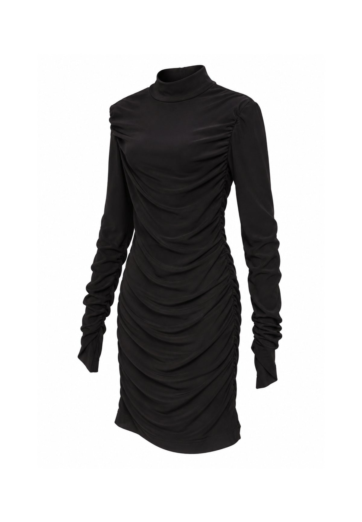 MARC ELLIS ABITO NERO A COLLO ALTO SLIM ARRICCIATO Bambine e ragazze JMJDR03892.NE_
