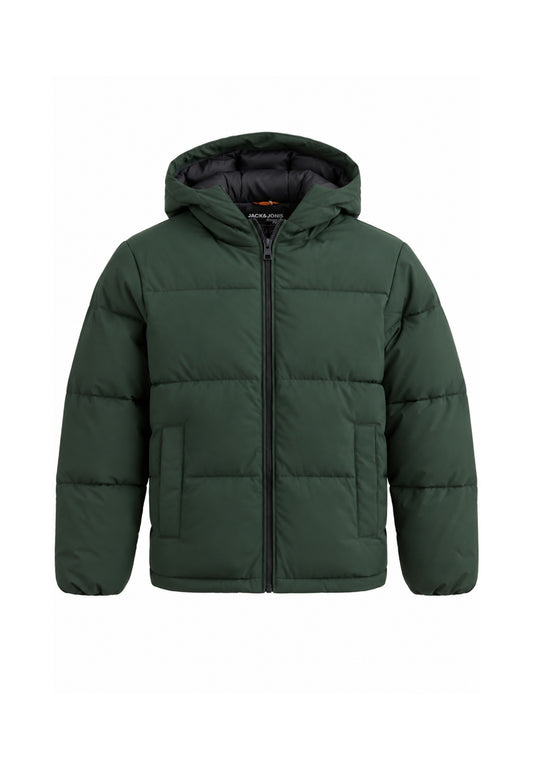 Jack & Jones giubbotto VERDE con cappuccio TRAPUNTATO Bambini e ragazzi 12303956.ver_