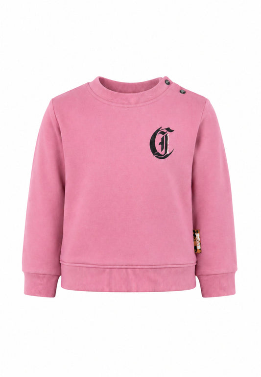 JUST CAVALLI completo rosa con felpa e leggings a zampa Bambine e ragazze jia26089cf.rosa_