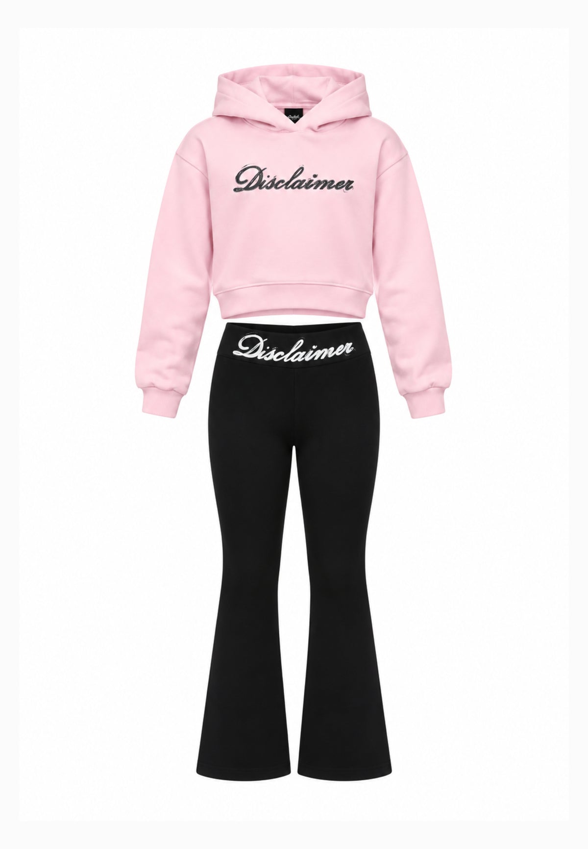 Disclaimer completo rosa felpa con cappuccio crop Bambine e ragazze 26IDK59206.ROSA_