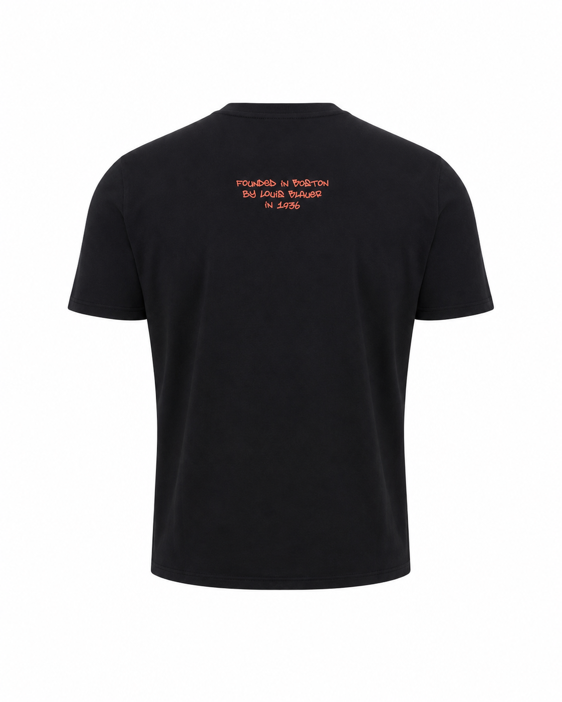 Blauer tshirt nera bambino maxi logo