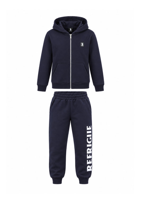 Refrigue TUTA BLU CON ZIP E CAPPUCCIO Bambini e ragazzi 2831T00076.BLU_