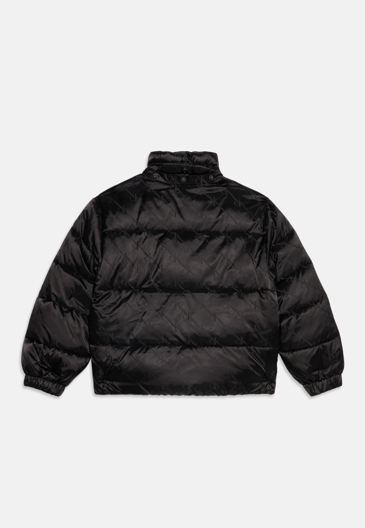 CALVIN KLEIN GIUBBOTTO NERO LOGATO CAPPUCCIO REMOVIBILE Bambine e ragazze LVCKFJM10G0GK.NE_