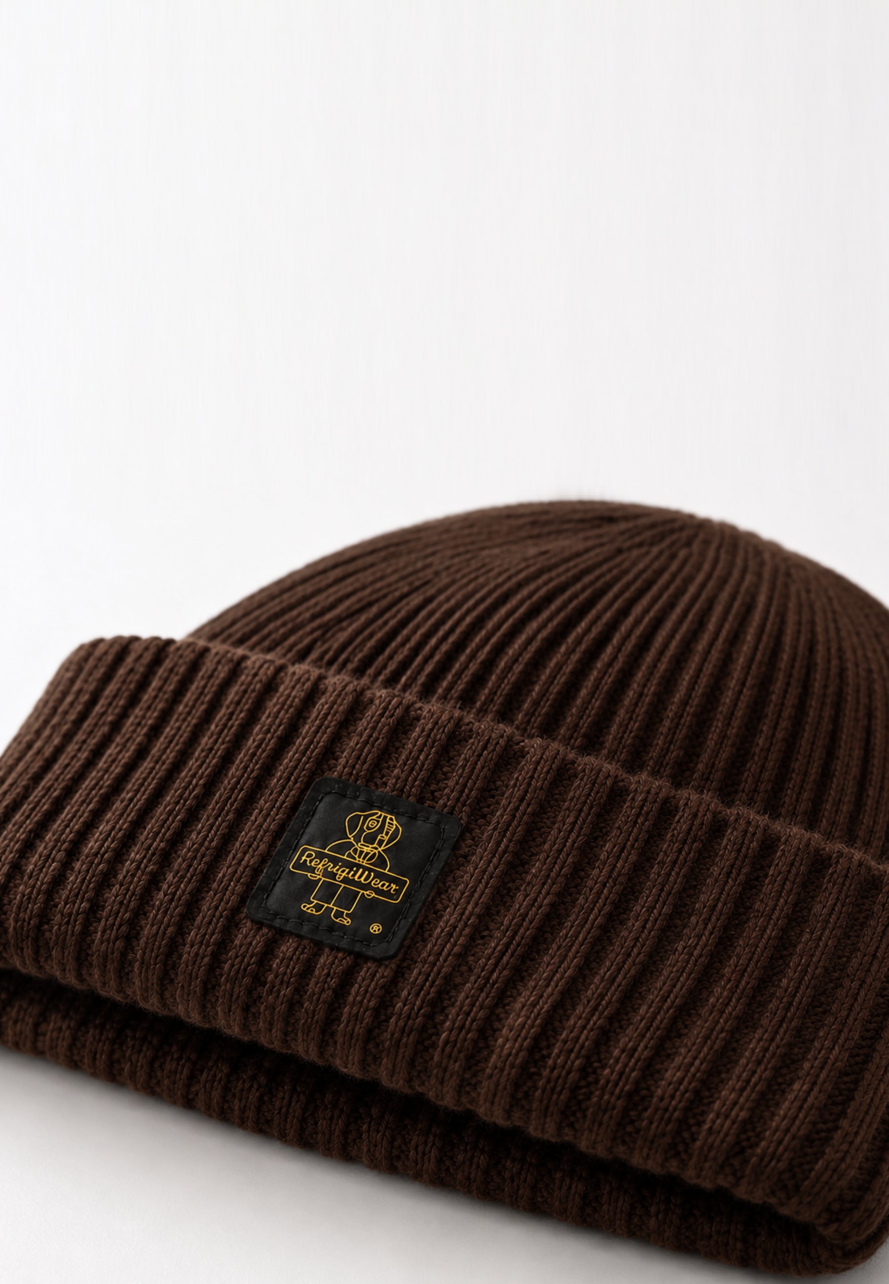 REFRIGIWEAR CAPPELLO MARRONE IN LANA CON LOGO Uomo colorado hat.marro_
